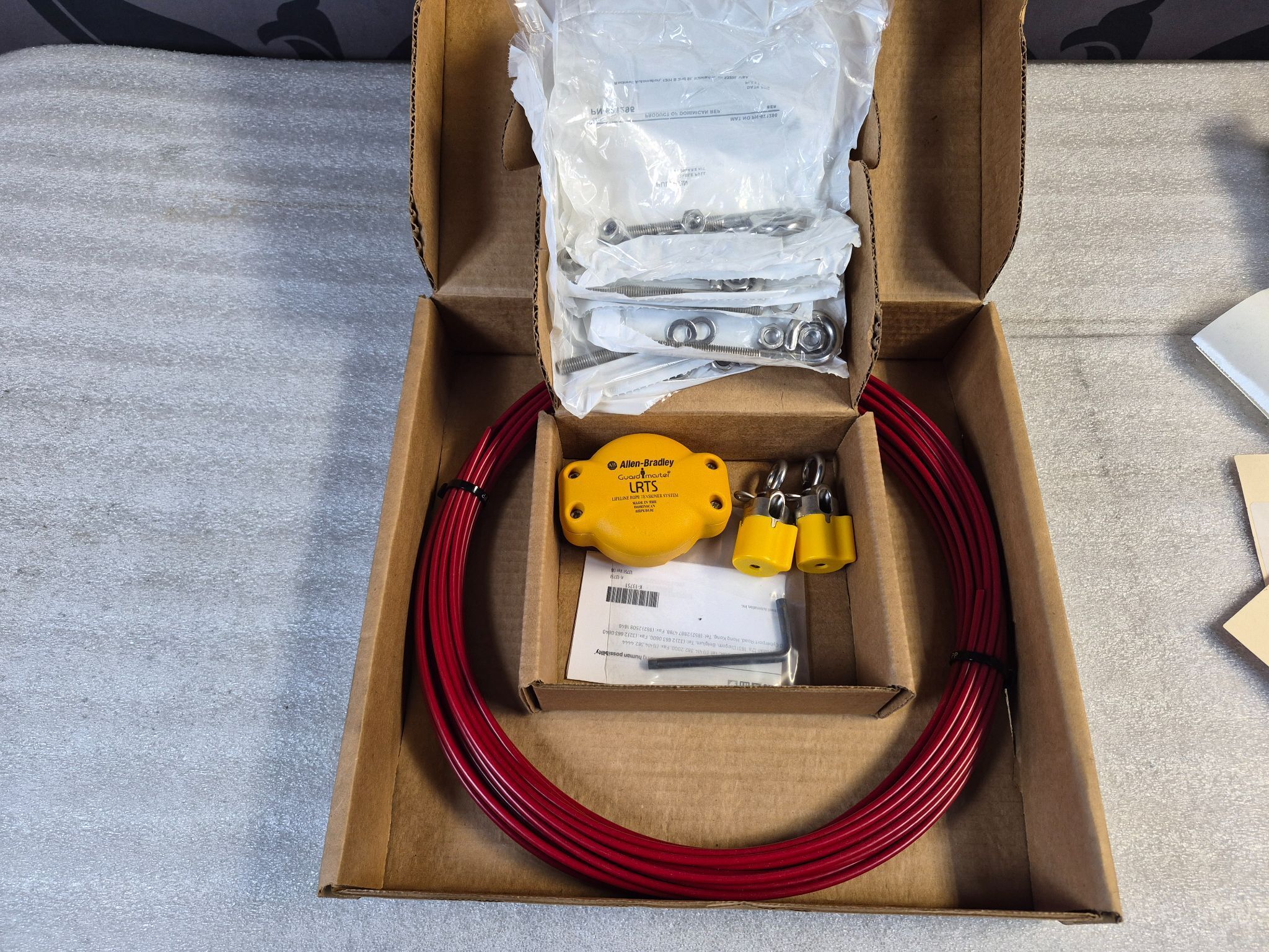 Allen Bradley 440E-A13082 Guardmaster Rope Pull Accessory Kit (20m) NEW 2