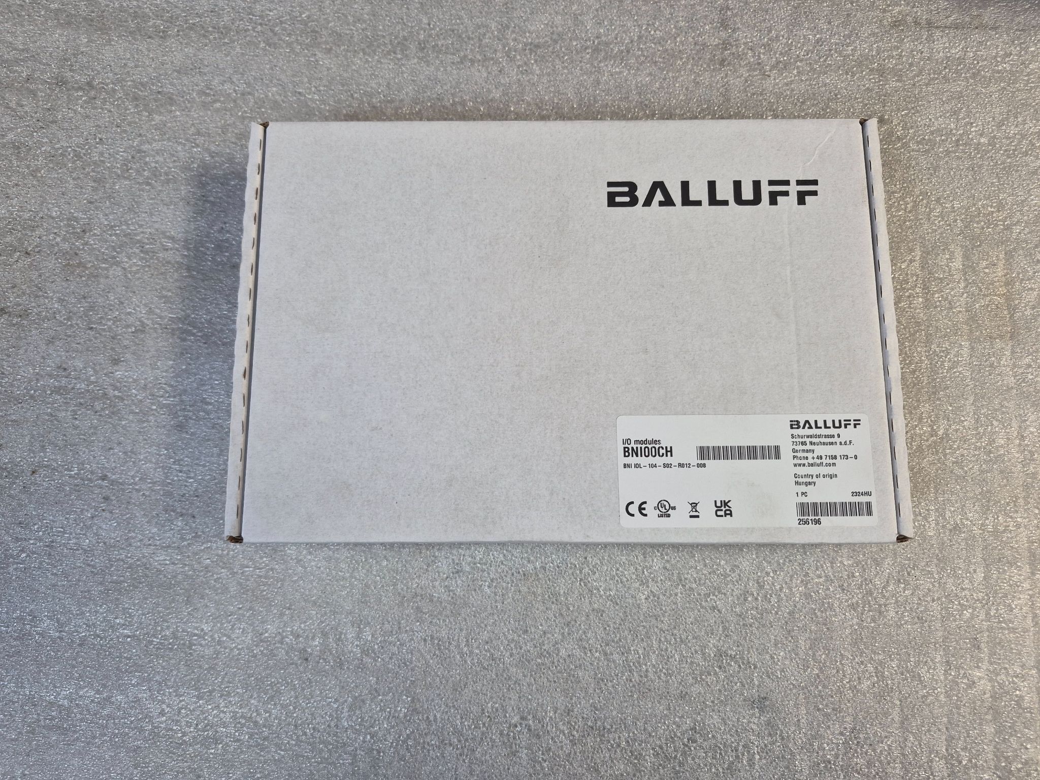 Balluff BNI IOL-104-S02-R012-008 IO-Link I/O Module BNI00CH NEW 0