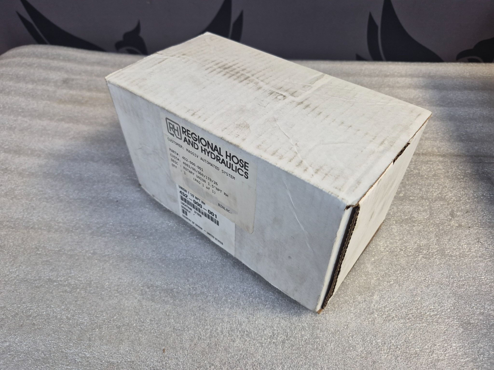 DEUBLIN 452‑000‑001 Rotary Union 1.5" NPT RH NEW 0