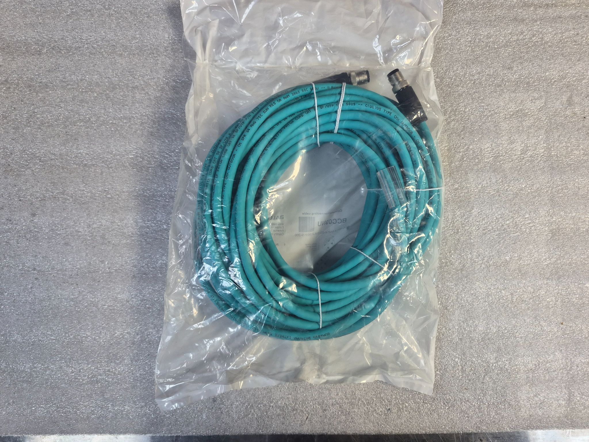 BALLUFF BCC M414-M414-6D-338-ES64N9-200 Double-Ended Cordset Cable 20m NEW 1