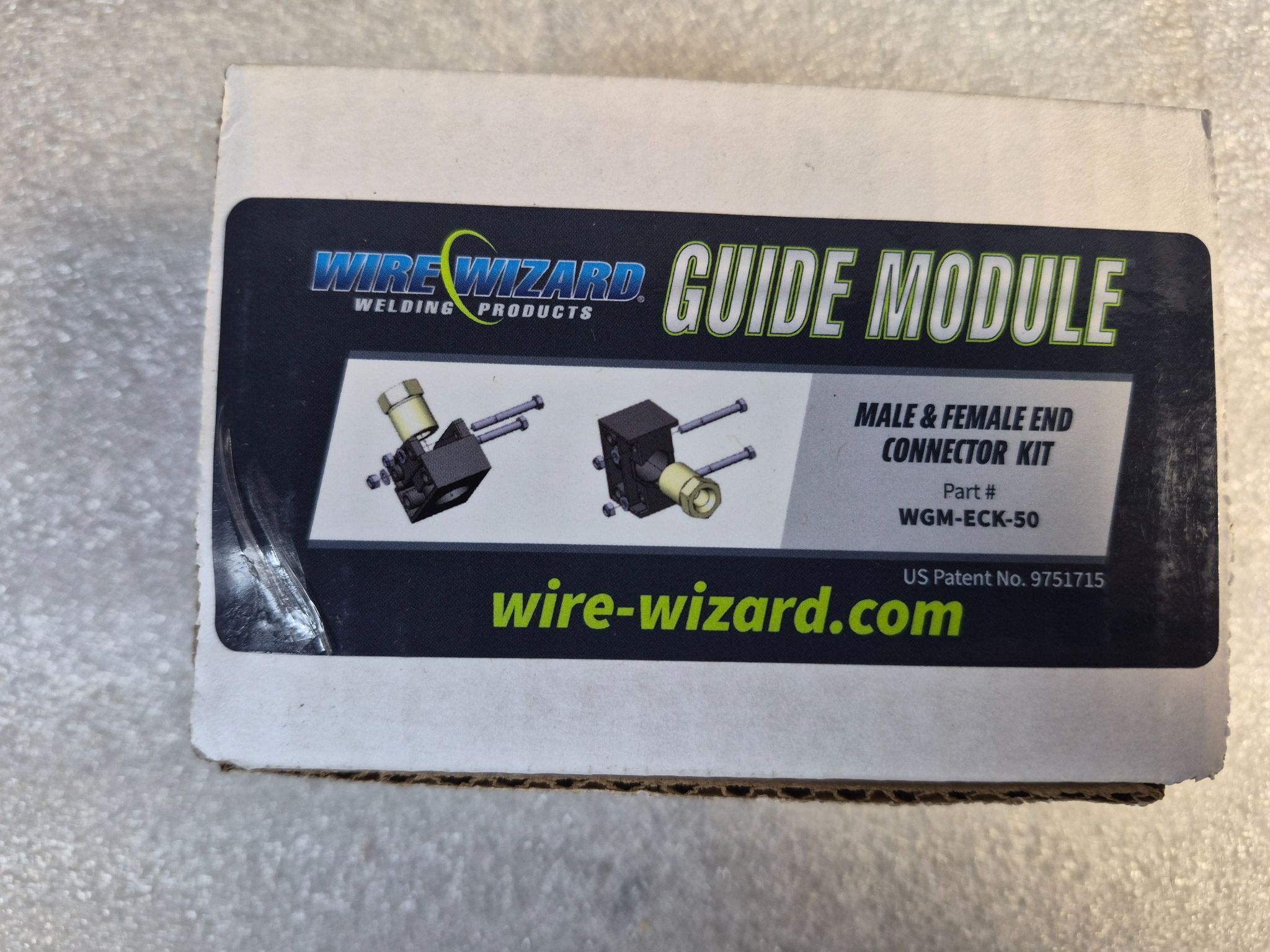 WIRE WIZARD WGM-ECK-50 Guide Module Male/Female End Connector Kit NEW 1