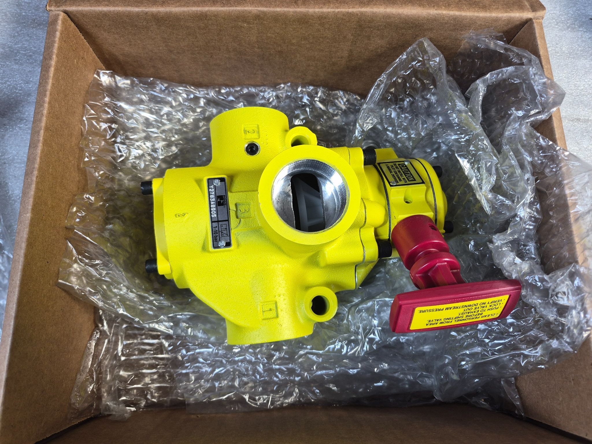 ROSS Y2783A8905 Pneumatic Lockout Valve Assembly NEW 0