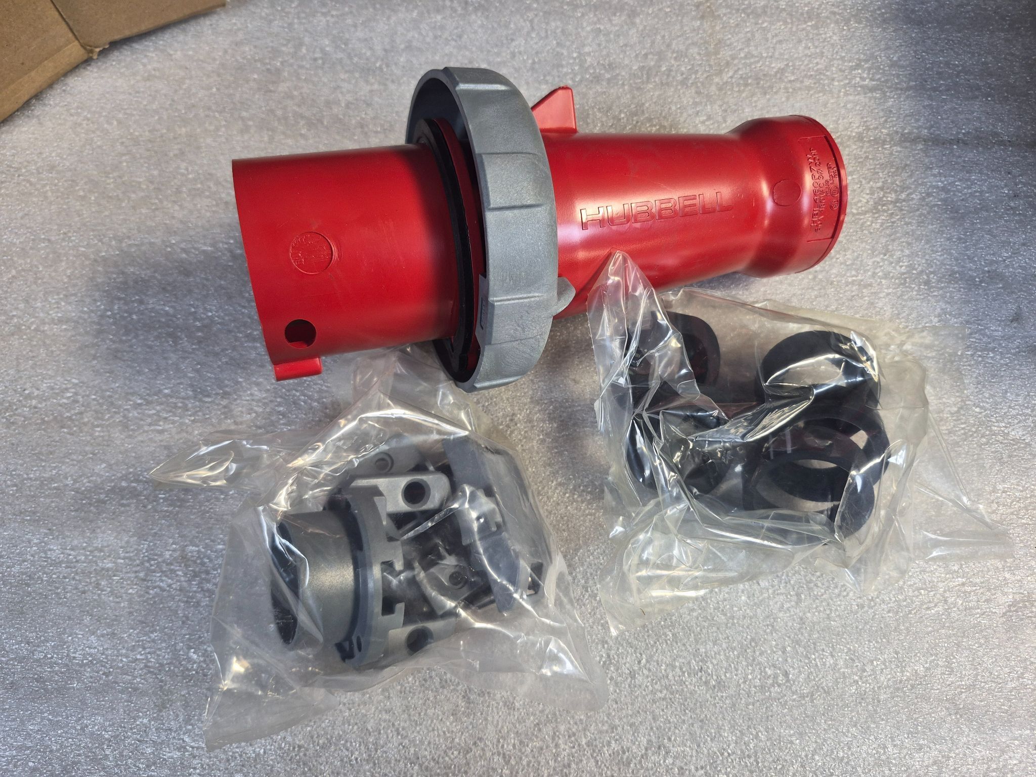 HUBBELL HBL460P7W Pin And Sleeve Plug 60A 480VAC 3P4W NEW 2