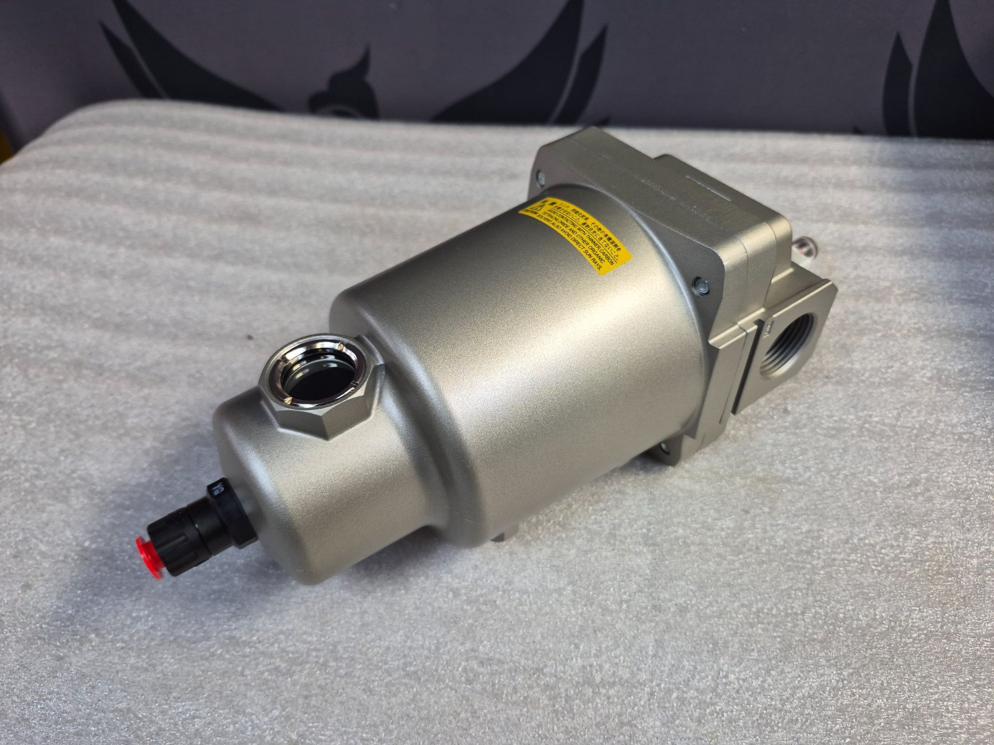 SMC AFF22C-N10D-T Compressed Air Filter w/ Auto Drain 1" NPT NEW 2
