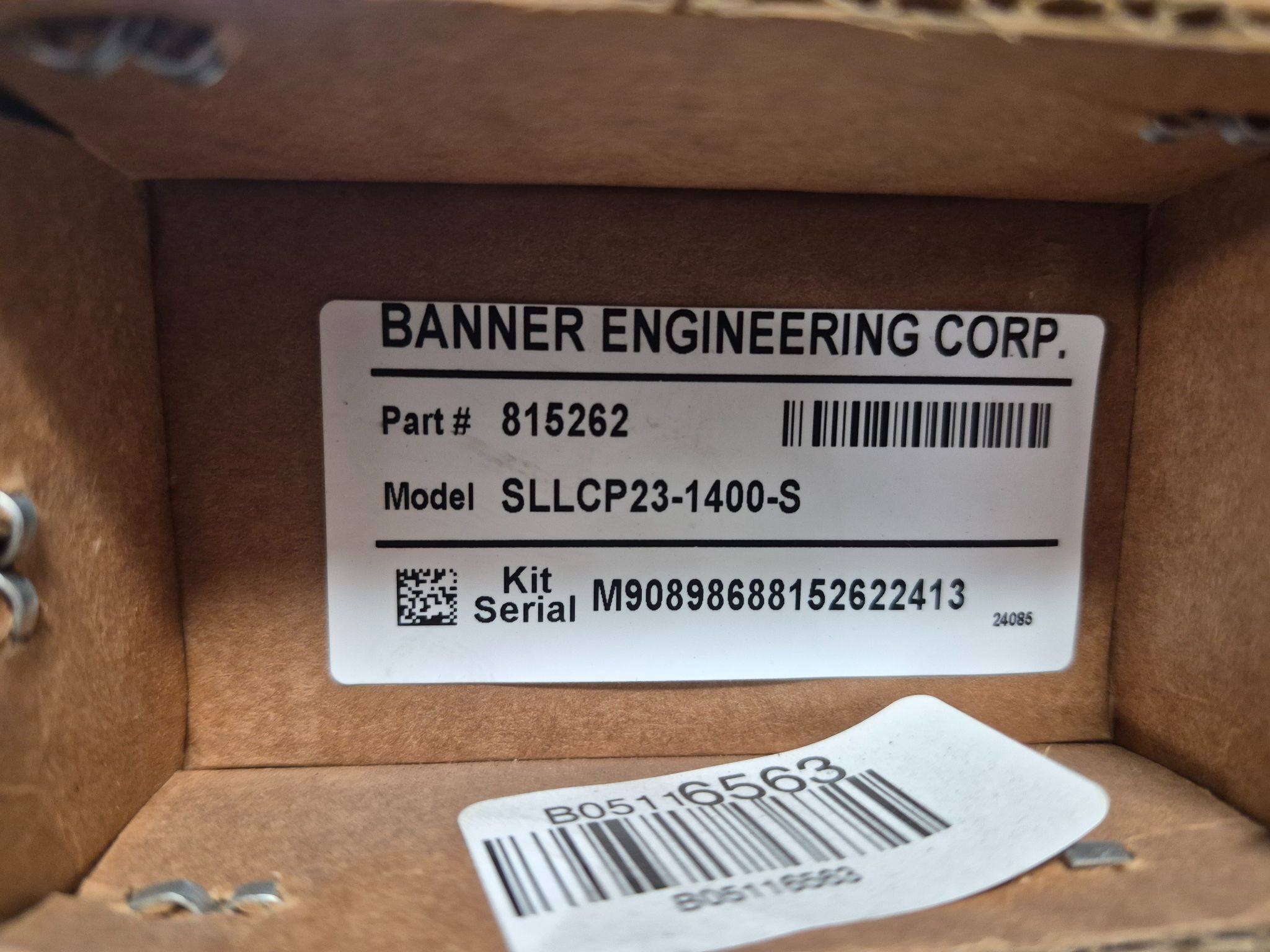 BANNER SLLCP23-1400-S Light Curtain Set 1400mm 23mm NEW 1