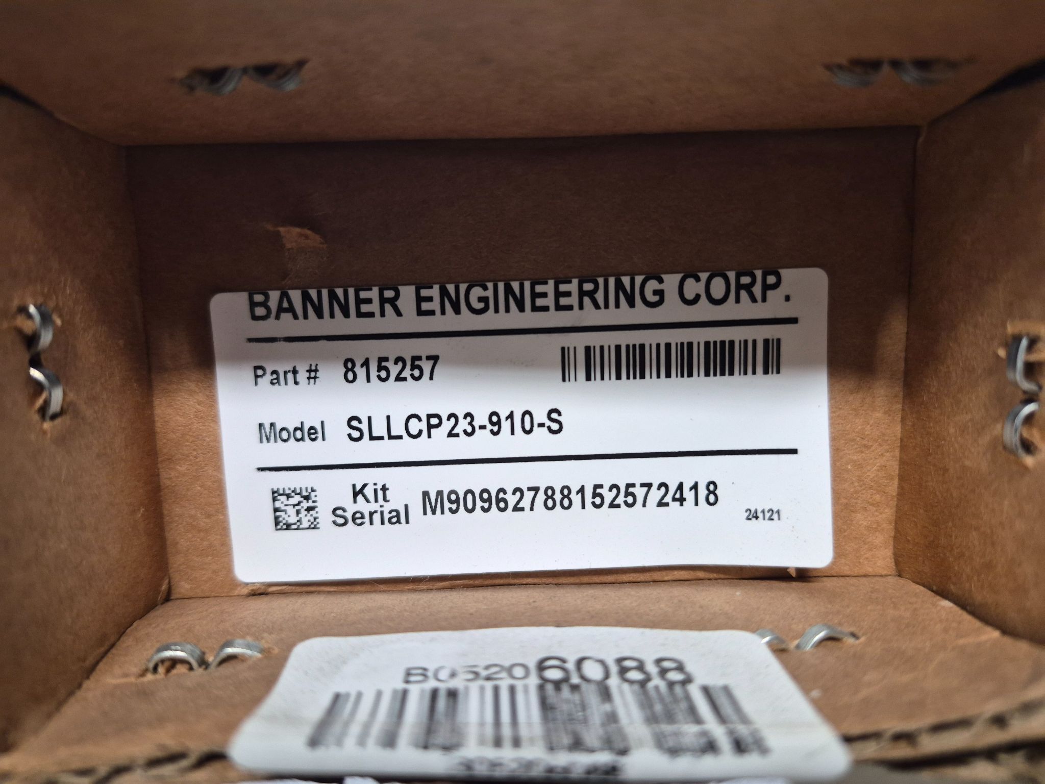 BANNER SLLCP23-910-S Light Curtain 910mm 23mm NEW 1