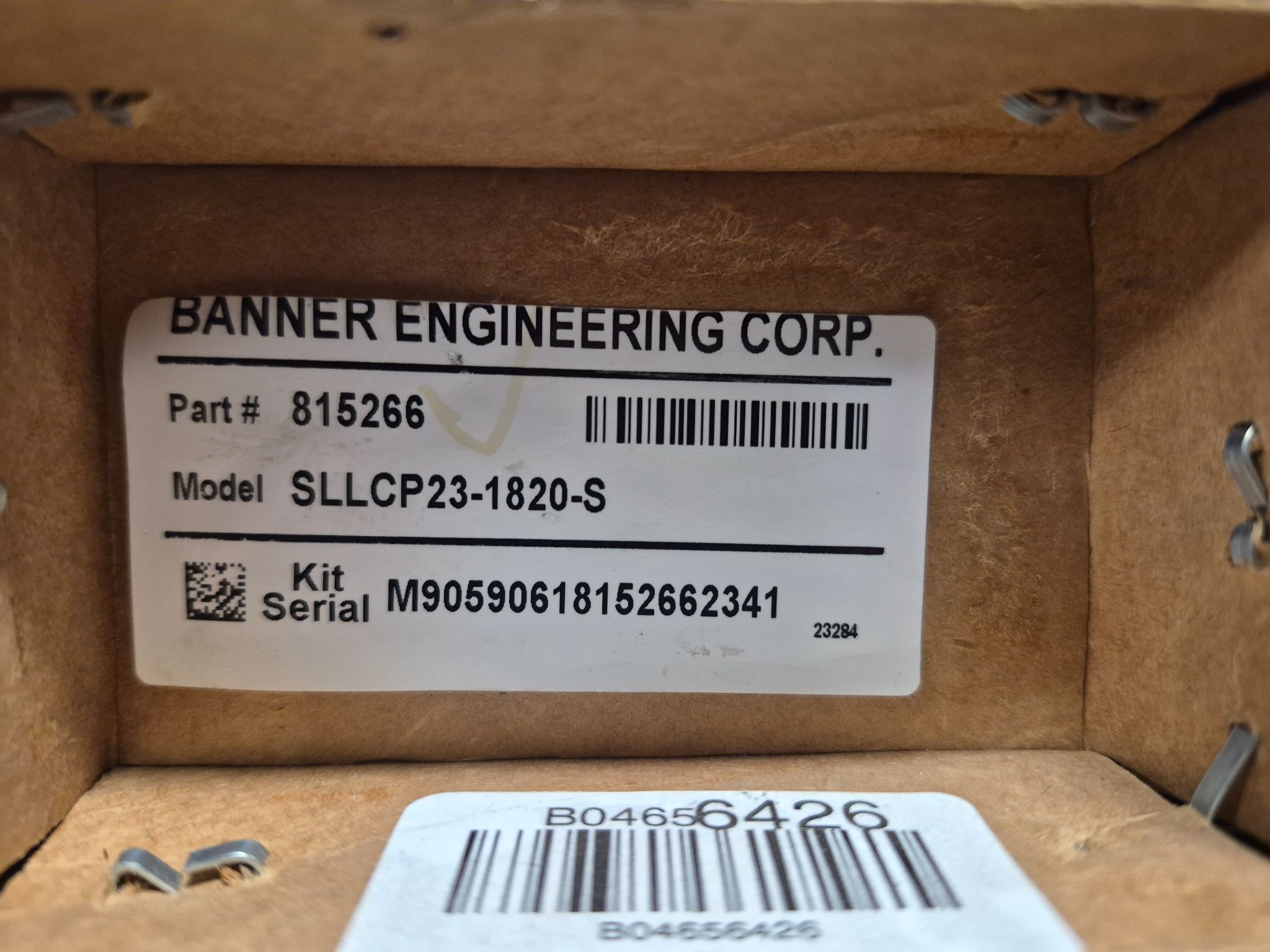BANNER SLLCP23-1820-S Light Curtain Set 1820mm 23mm NEW 1