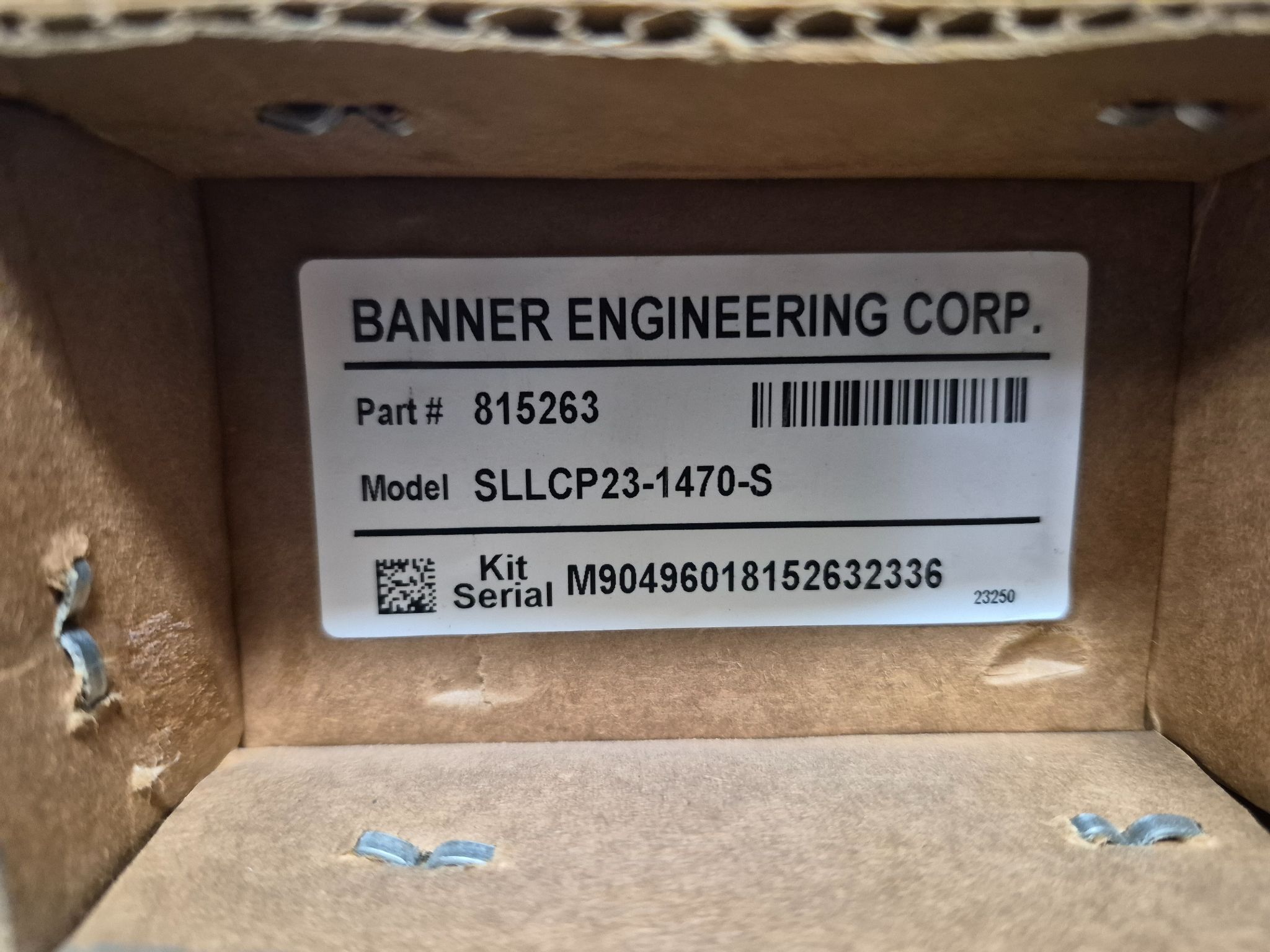 BANNER SLLCP23-1470-S Light Curtain Set 1470mm 23mm NEW 1