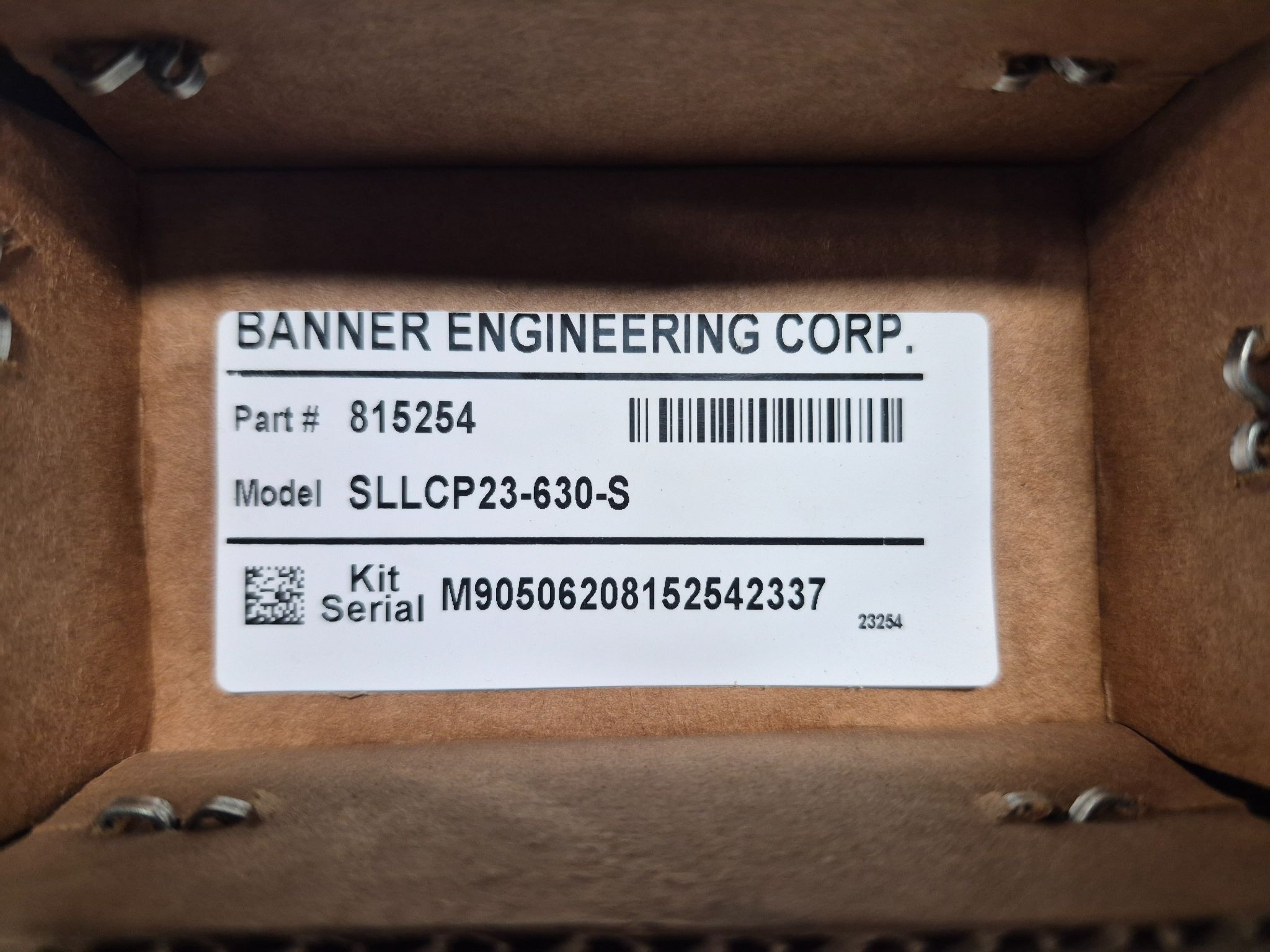 BANNER SLLCP23-630-S Light Curtain Set 630mm 23mm NEW 1