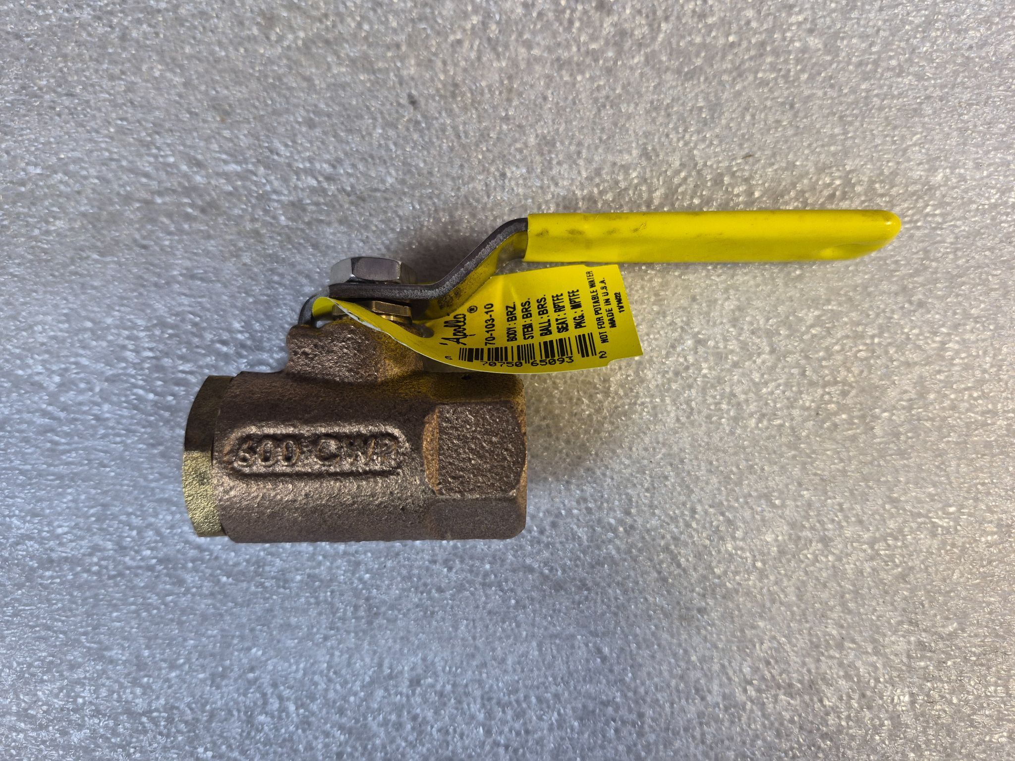 Apollo Valves 70‑103‑10 Bronze Ball Valve NEW 0