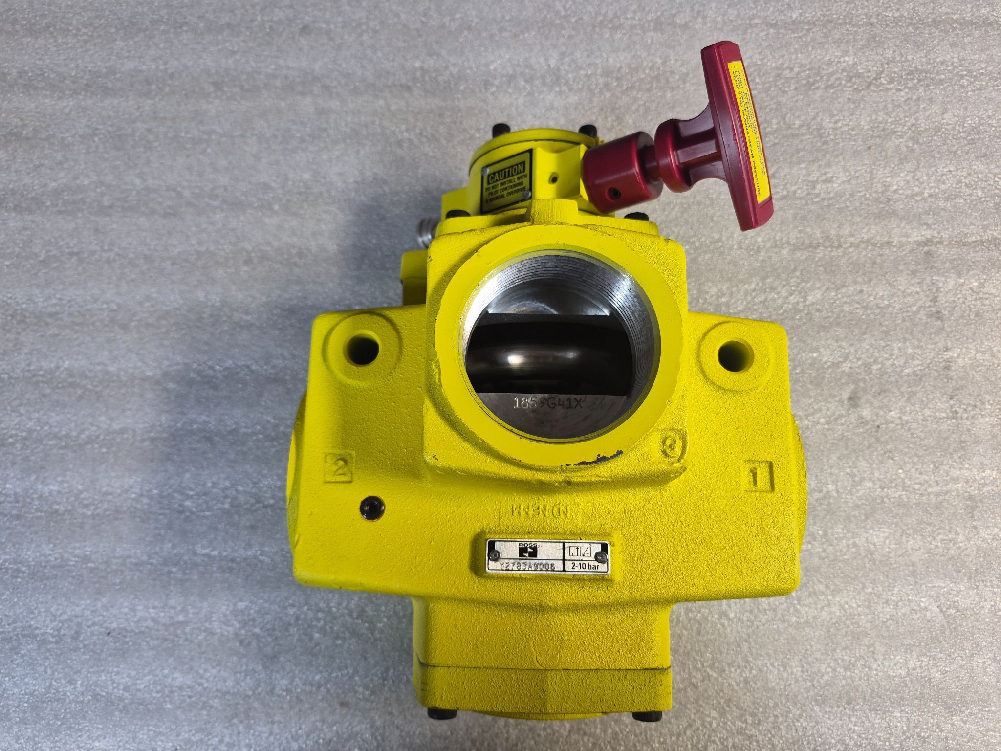 ROSS Y2783A9006 Pneumatic Valve Body 2–10 Bar NEW 2