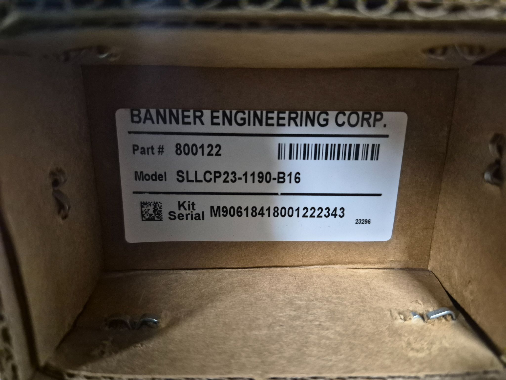 BANNER SLLCP23-1190-B16 Light Curtain Set 1190mm 23mm NEW 1