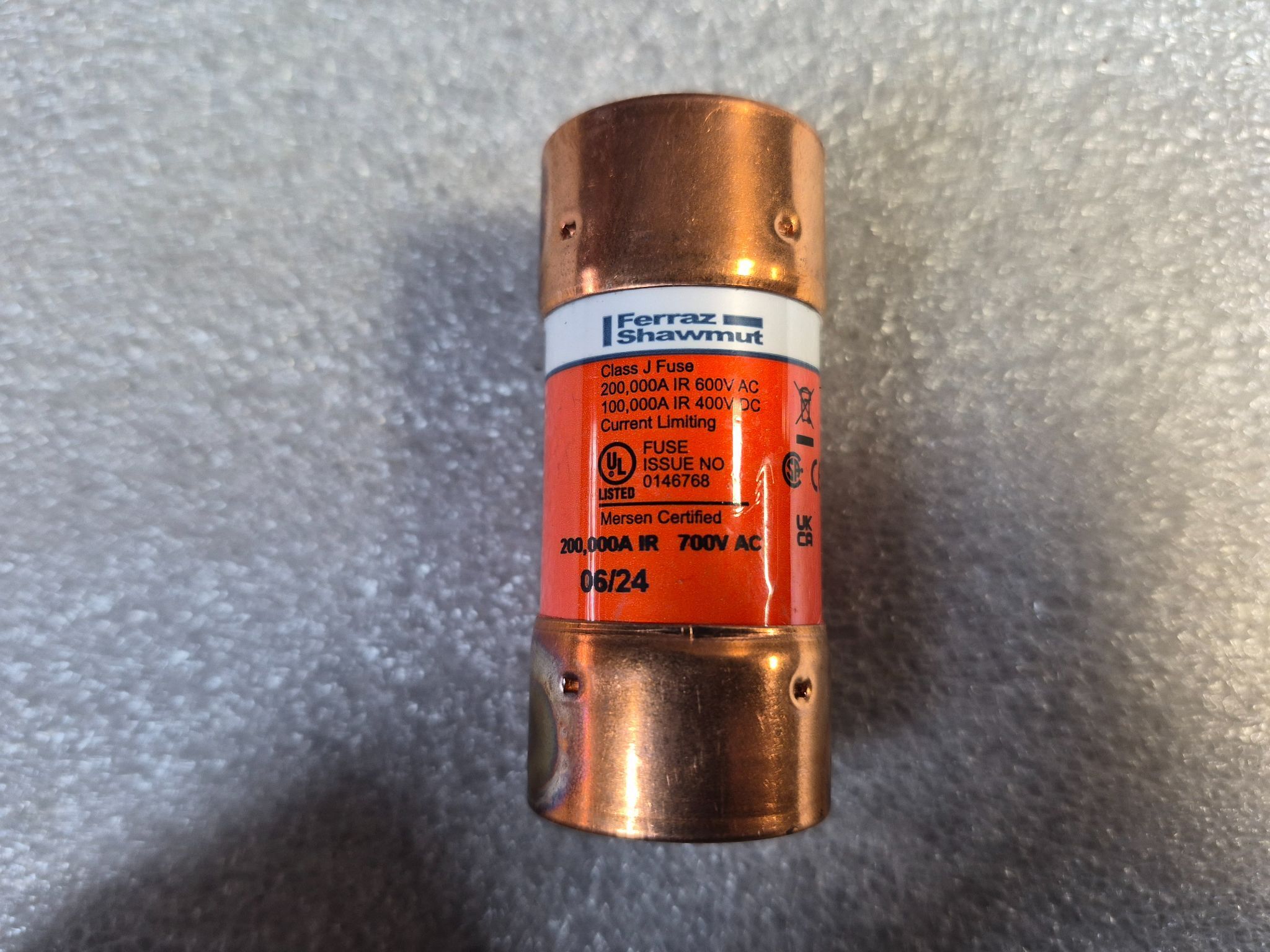 Mersen AJT45 Amp-Trap 2000 Class J Fuse 600V 45A NEW 1