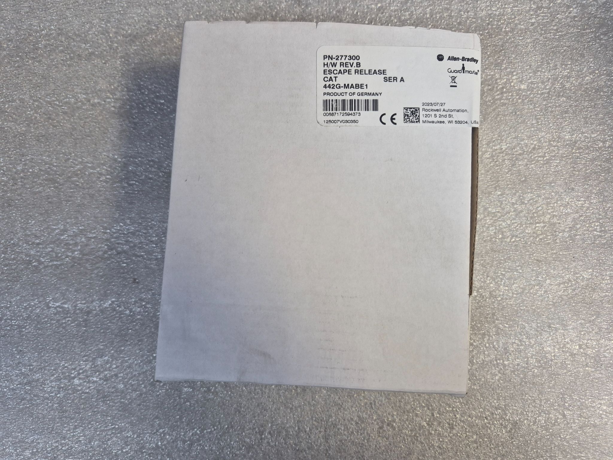 ALLEN BRADLEY 442G-MABE1 Guardmaster Escape Release Assembly NEW 0