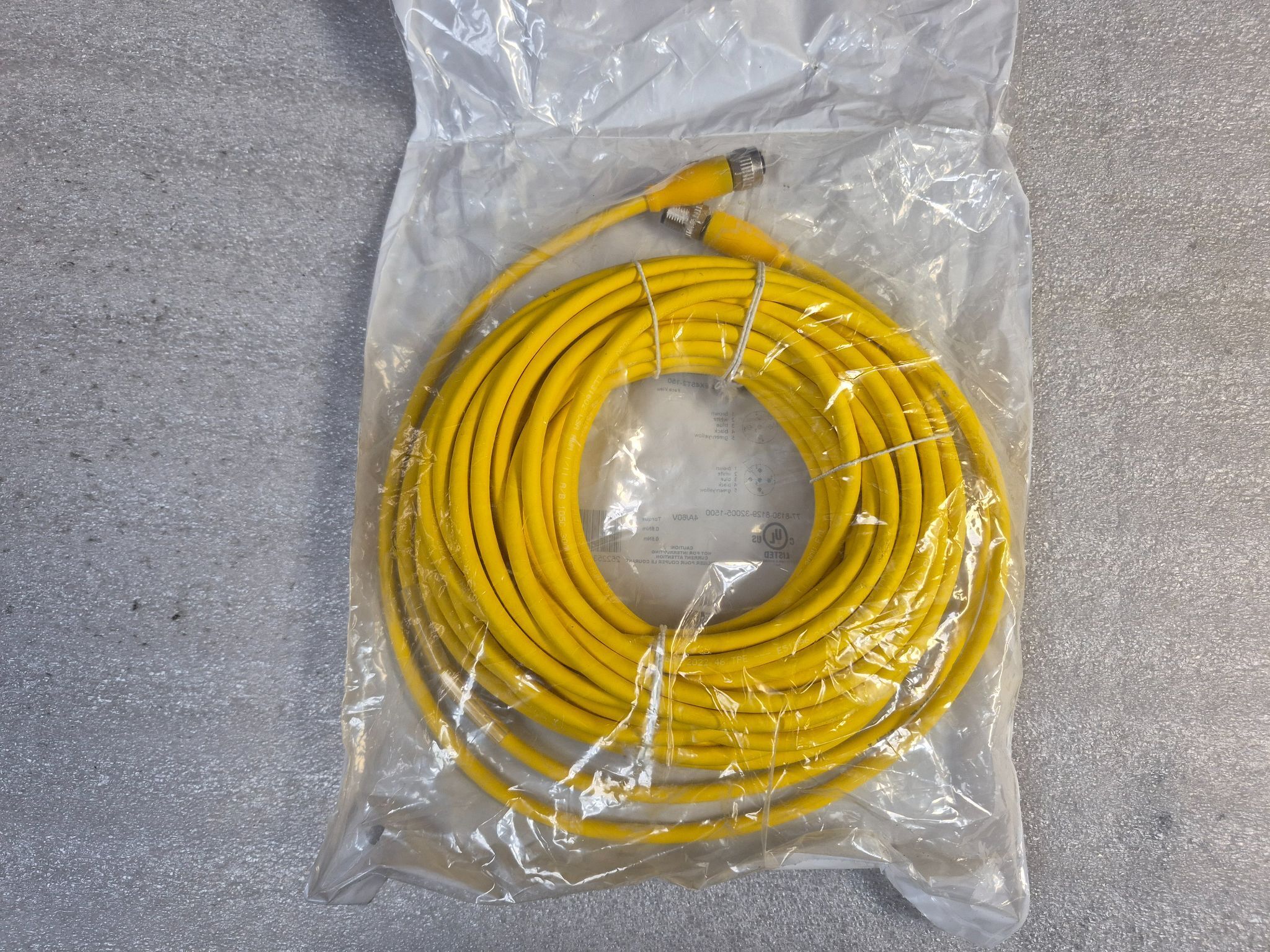 BALLUFF BCC M415-M415-3A-313-EX45T2-150 M12 Sensor Cable 15m NEW 1