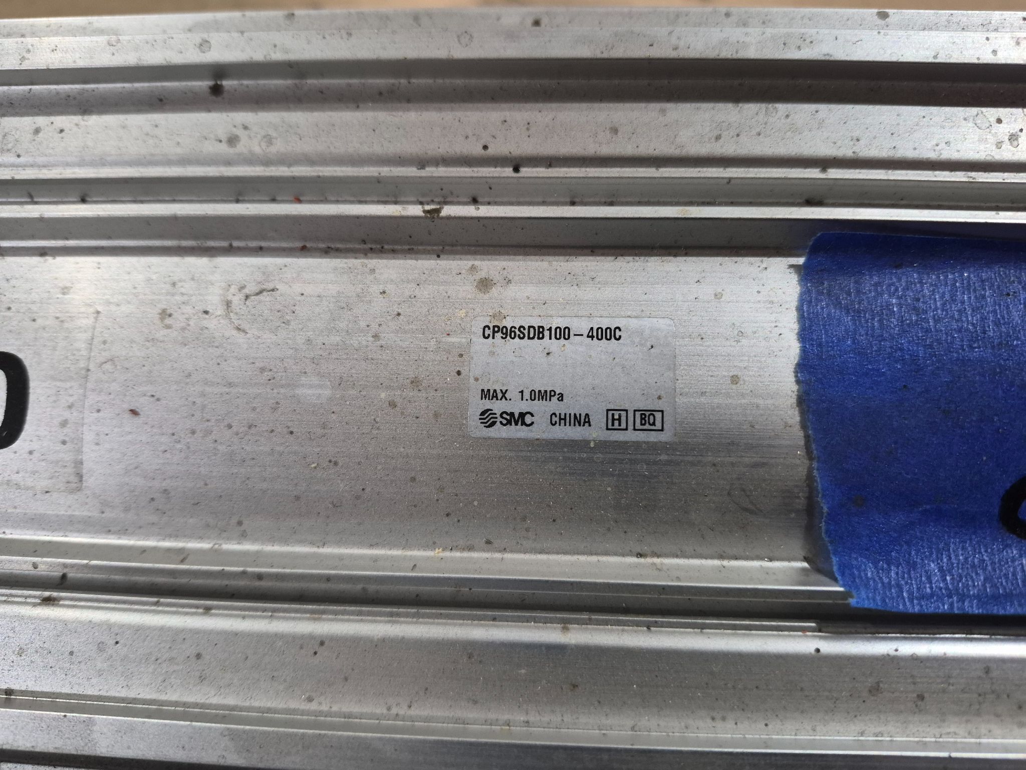 SMC CP96SDB100-400C ISO Pneumatic Cylinder 100mm Bore 400mm Stroke USED 1