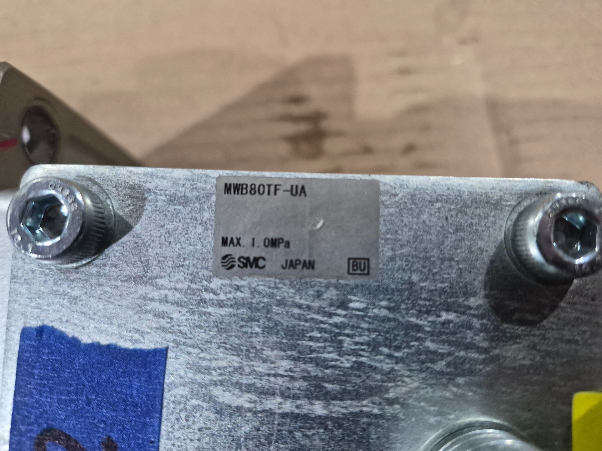 SMC C96NB80-80C ISO Pneumatic Cylinder 80mm Bore 80mm Stroke USED 2