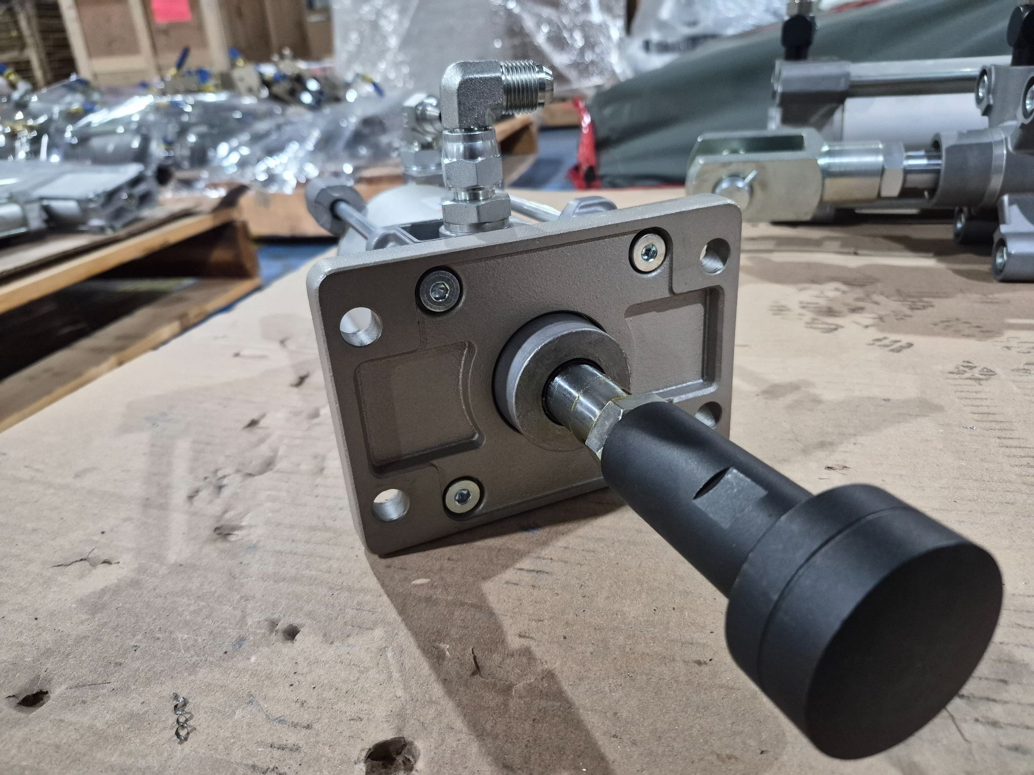 SMC C96SF100-80C ISO Pneumatic Cylinder 100mm Bore 80mm Stroke USED 3