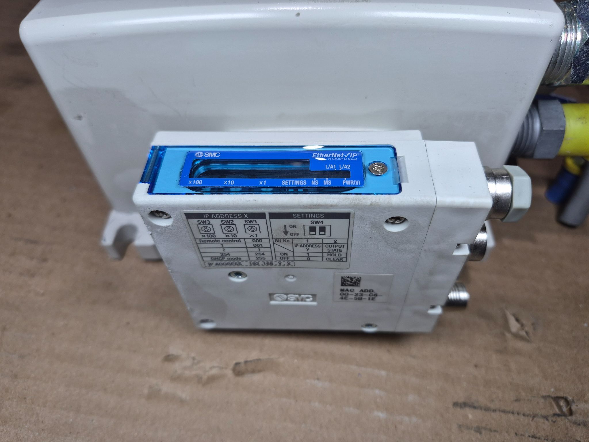 SMC VV5QC41-0303TSEAN Solenoid Valve Manifold VQC4101-51 & VQC4201-51 EtherNet/IP USED 3