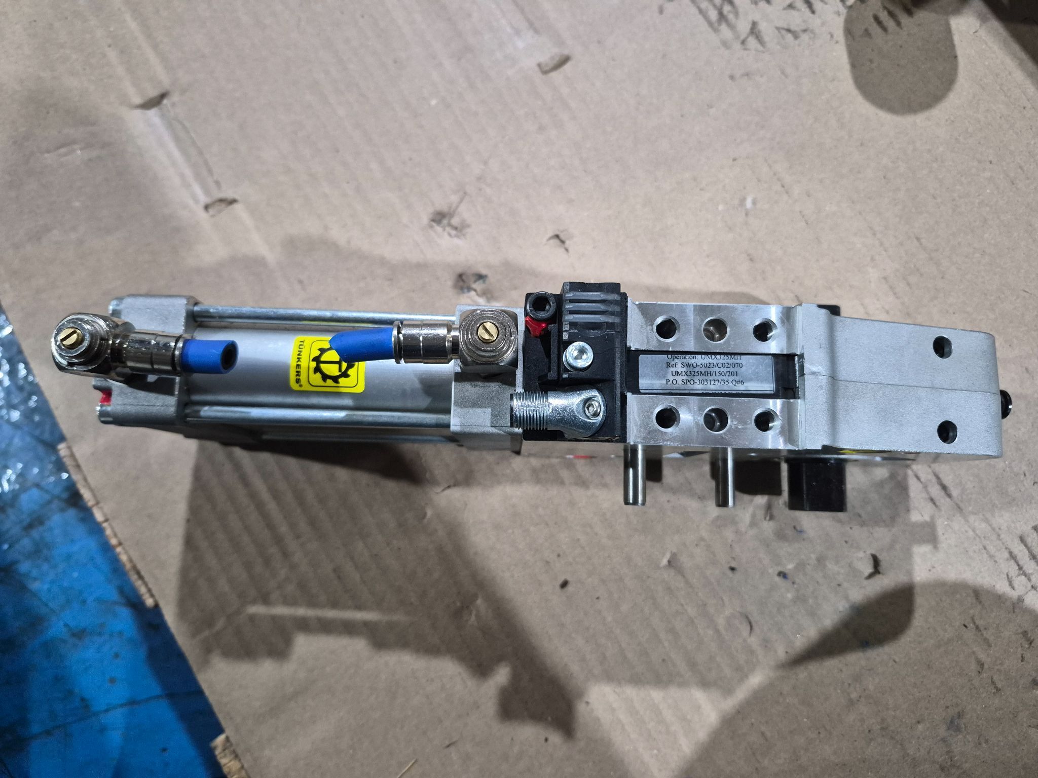 TUNKERS VU 50.1 BR2 A05 T12 5‑135 Pneumatic Clamp USED 1