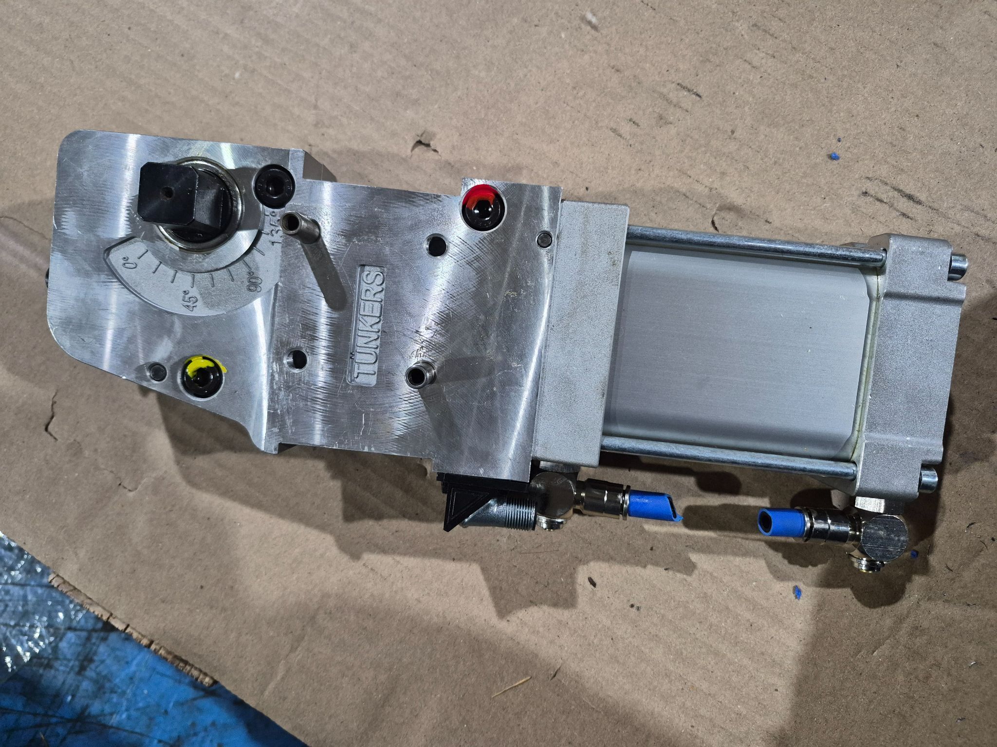 TUNKERS VU 80.1 BR2 A05 T12 5‑135 Pneumatic Clamp USED 0
