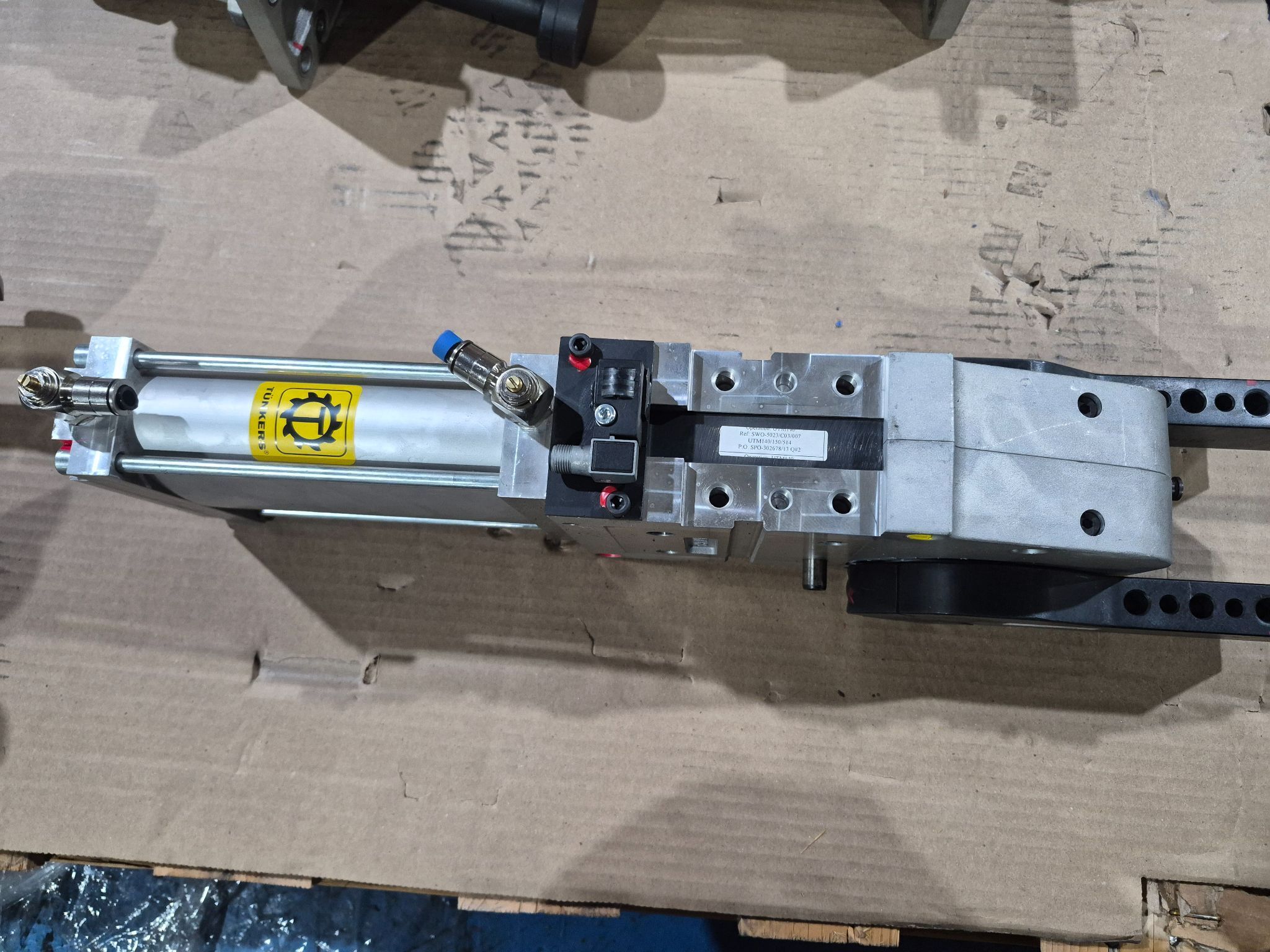 TUNKERS VU 80.1 BR2 A05 T12 5‑135 Pneumatic Clamp USED 2