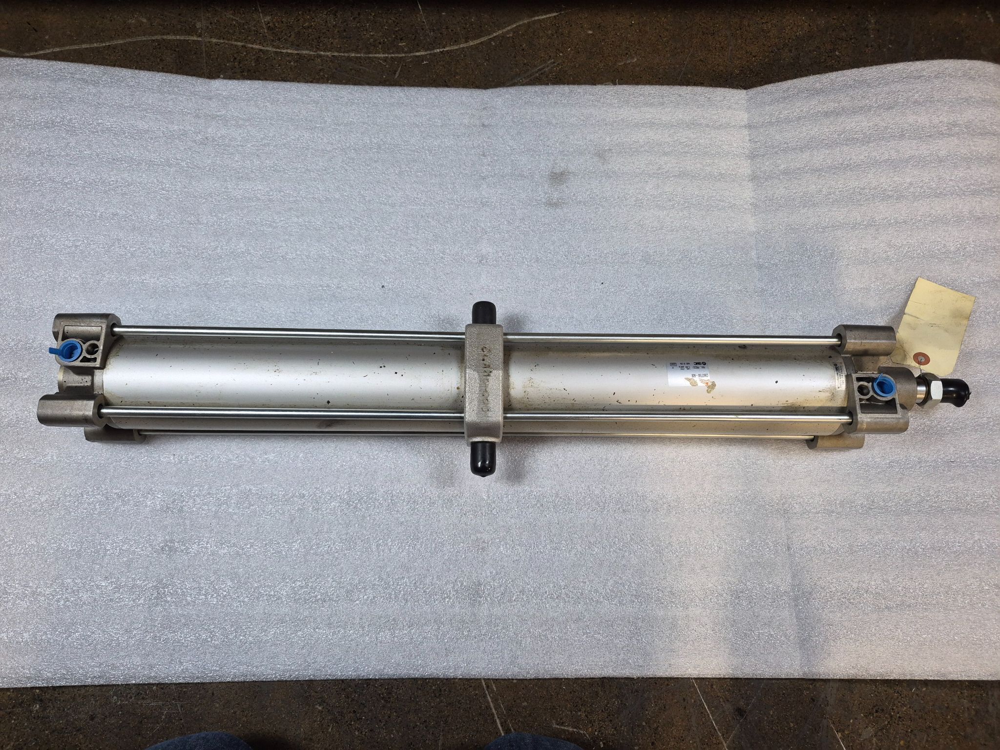 SMC C96ST80-600 Pneumatic Cylinder 80mm Bore 600 Stroke USED 0