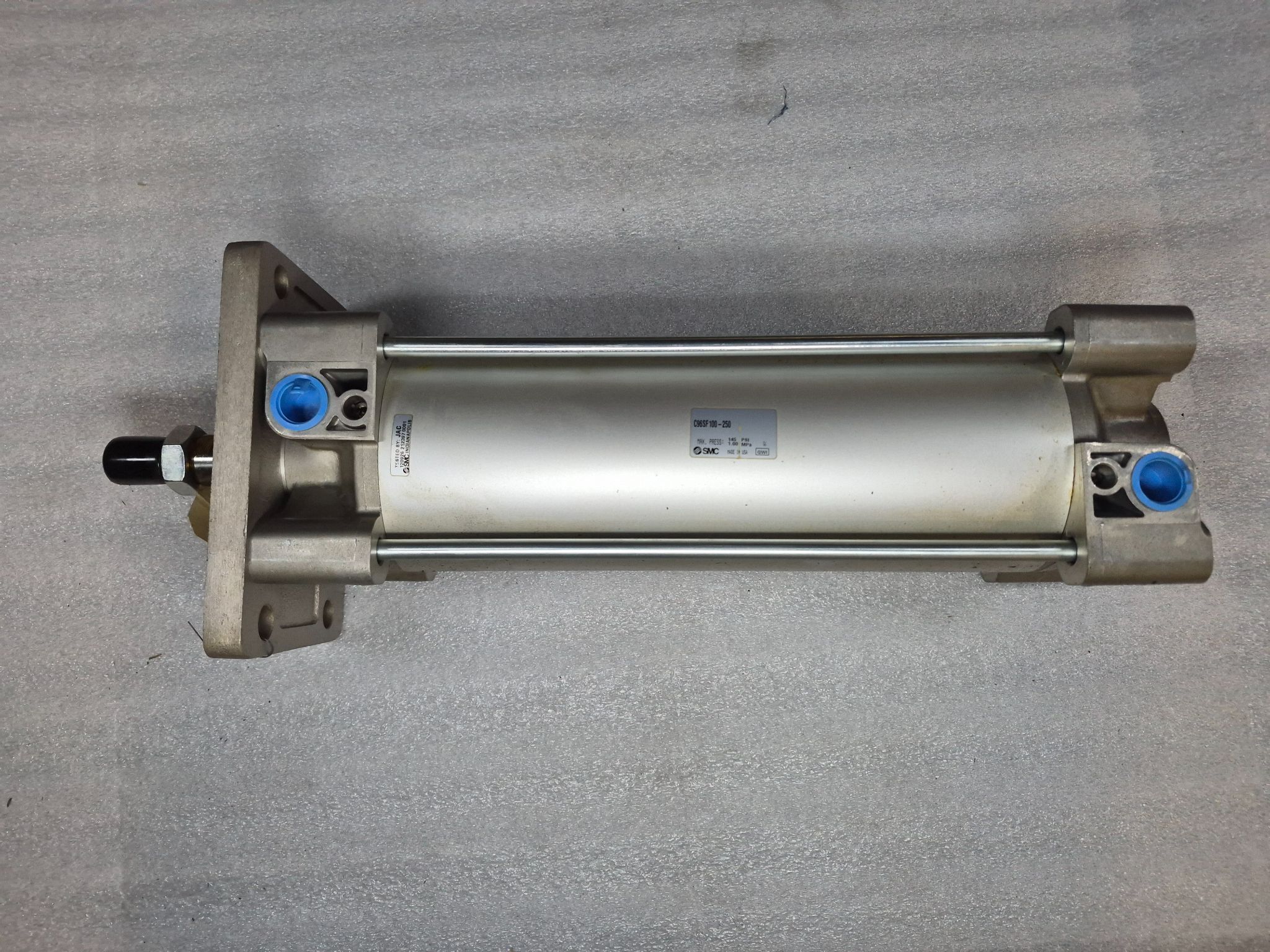SMC C96SF100-250 Pneumatic Cylinder 100 Bore 250mm Stroke USED 0