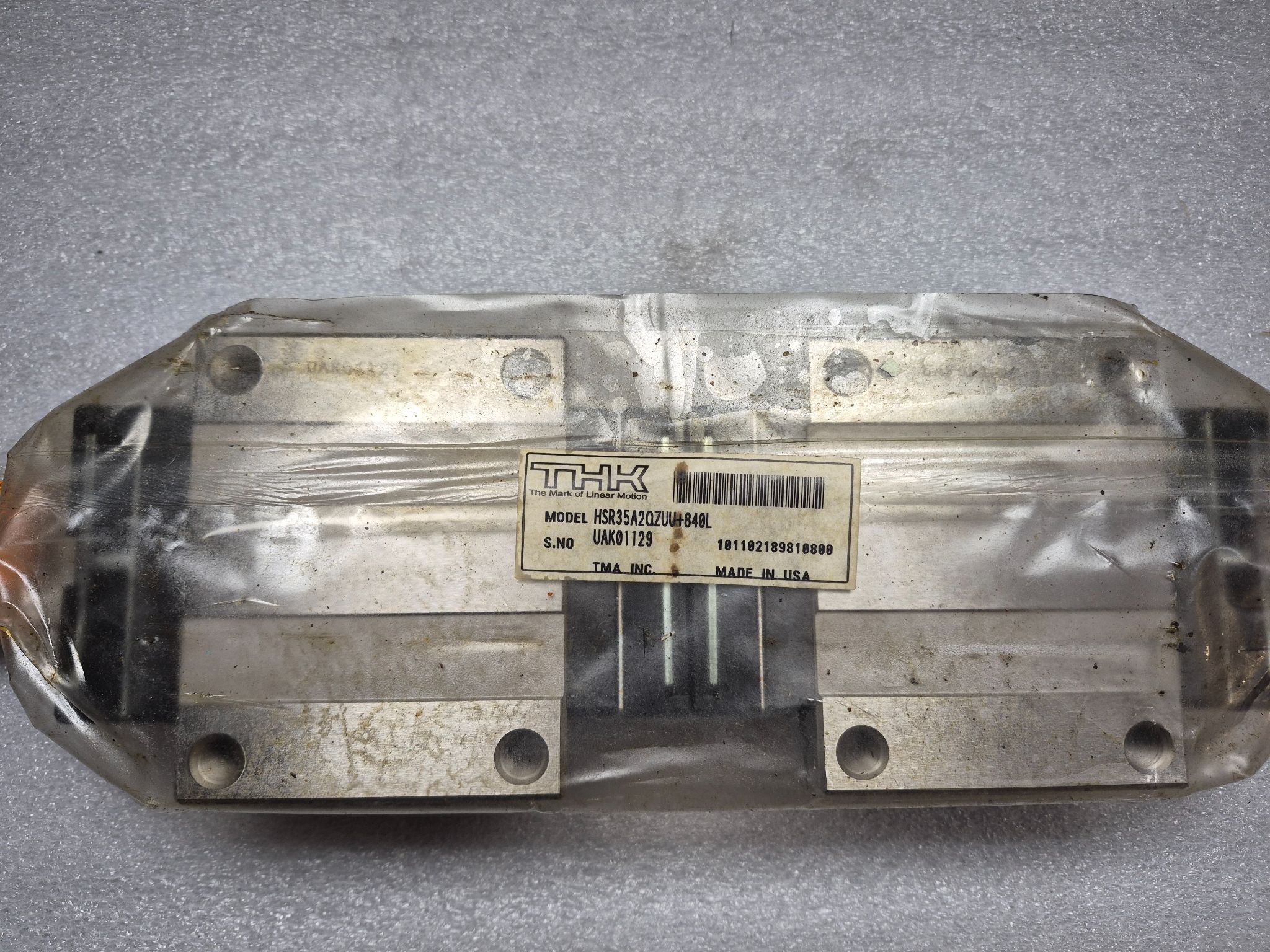 THK HSR35A2QZUU+840L Linear Guide Rail Assembly (840mm) NEW 1