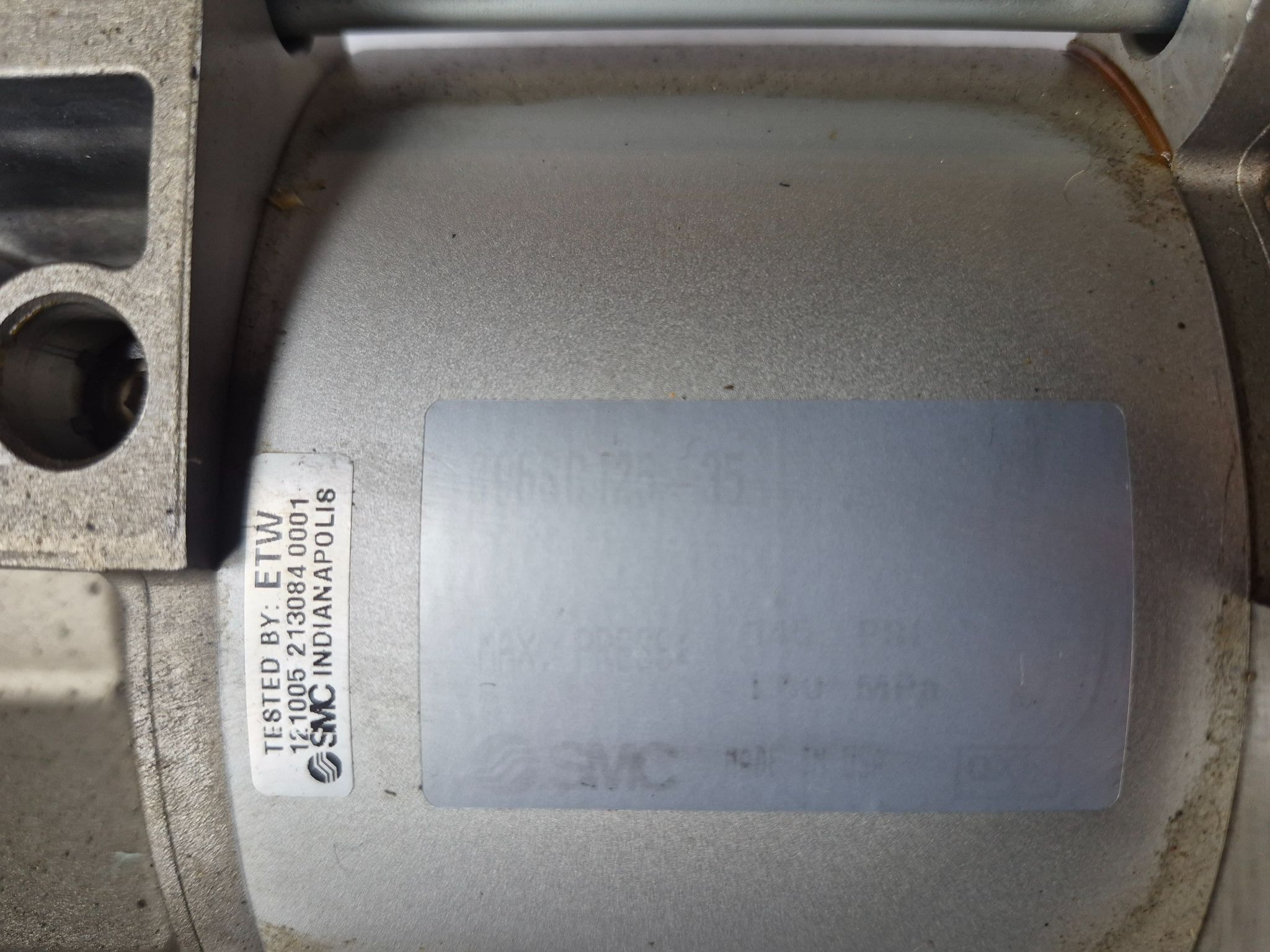 SMC C96SC125-35 Pneumatic Cylinder 125mm Bore 35mm Stroke USED 1