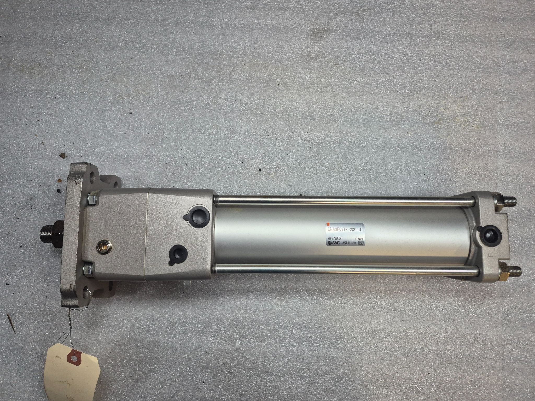 SMC CNA2F63TF-200-D Pneumatic Tie-Rod Air Cylinder 63mm Bore 200mm Stroke USED 0