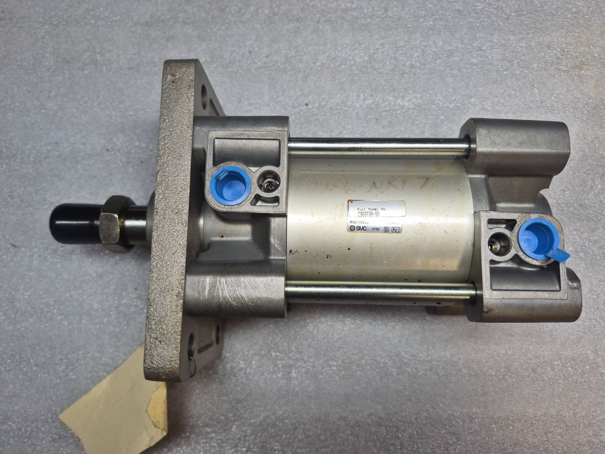 SMC C96SF80-50 Tie-Rod Pneumatic Air Cylinder 80mm Bore 50mm Stroke USED 0