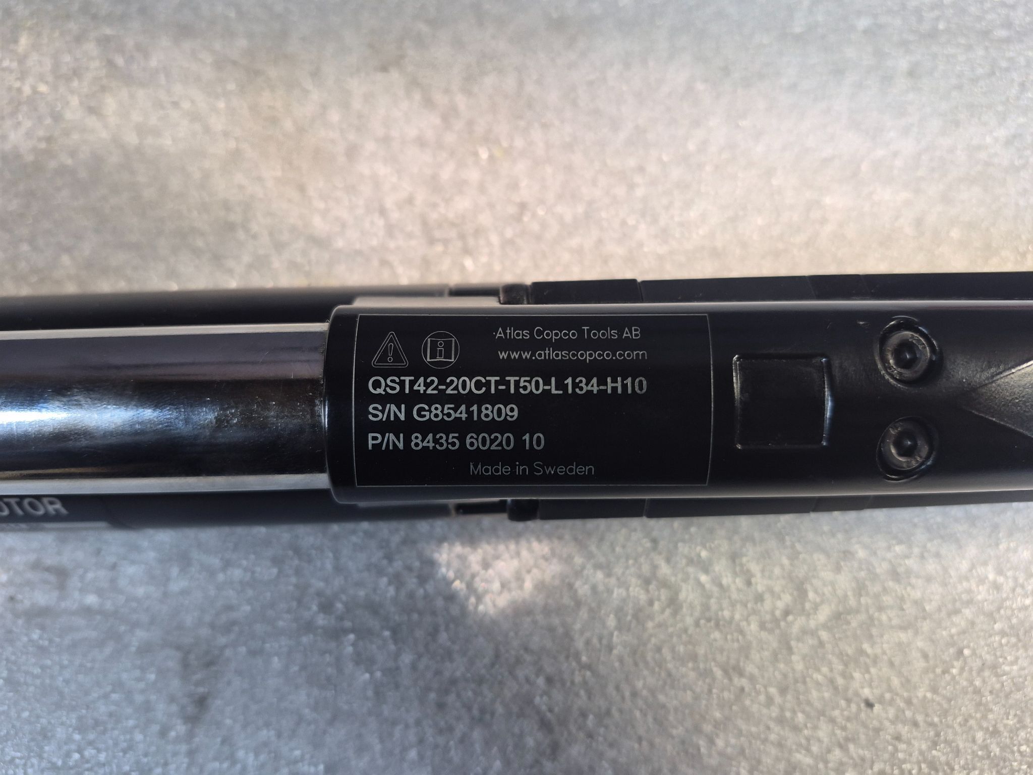 ATLAS COPCO 4230 3011 80 QST R Servo Motor Assembly USED 2
