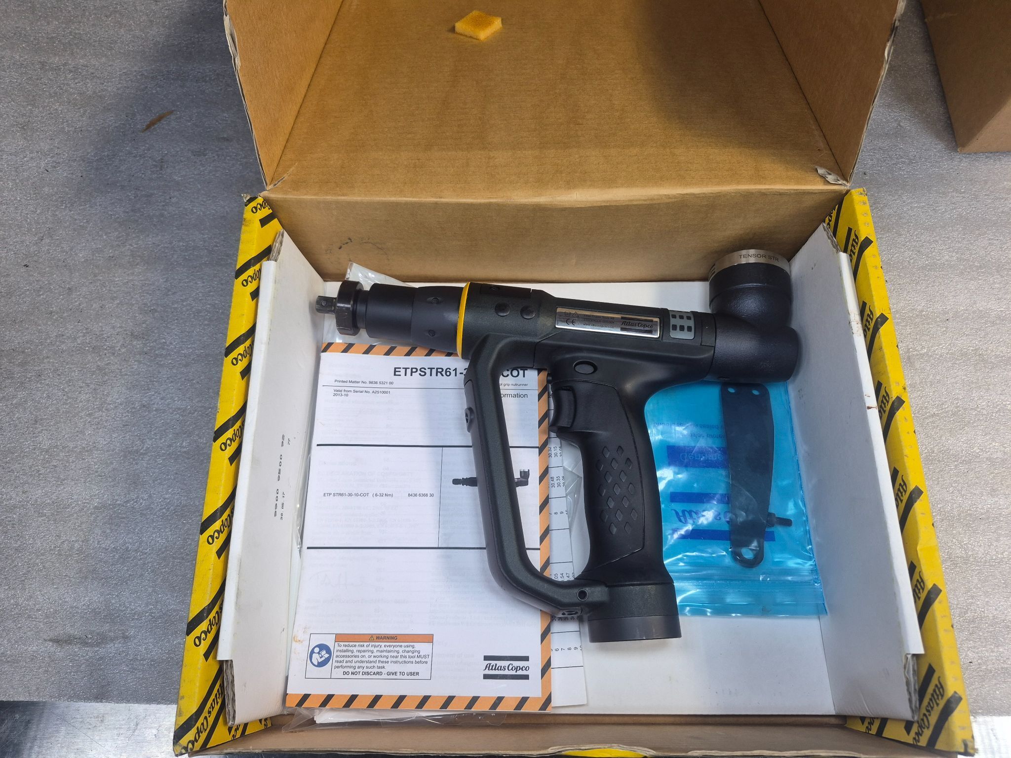 ATLAS COPCO ETP STR61‑30‑10‑COT Electric Power Screwgun NEW 0