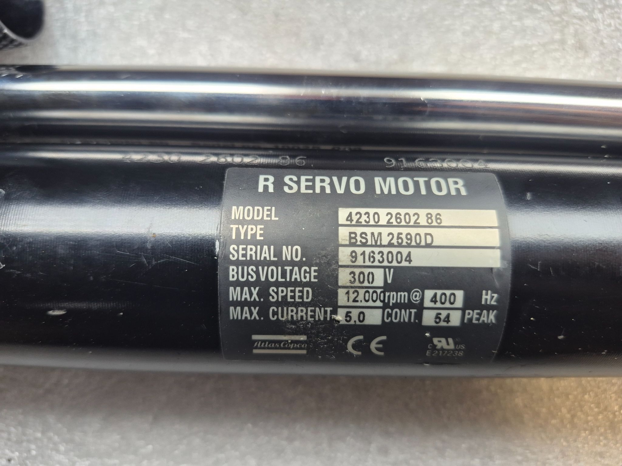 ATLAS COPCO QST50-90CT-T76-L200-H13 Inline Fixtured QST Nutrunner USED 4