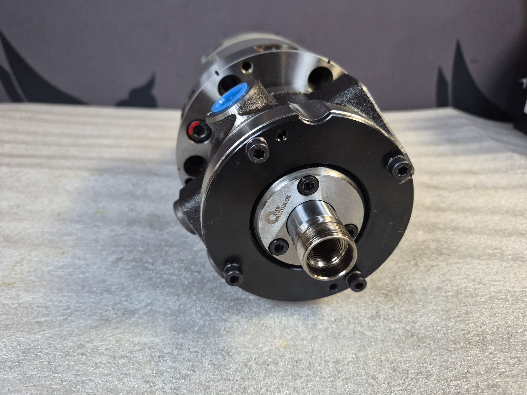 SMW AUTOBLOK SINS‑085HW Hydraulic Rotary Union / Spindle Unit USED 1