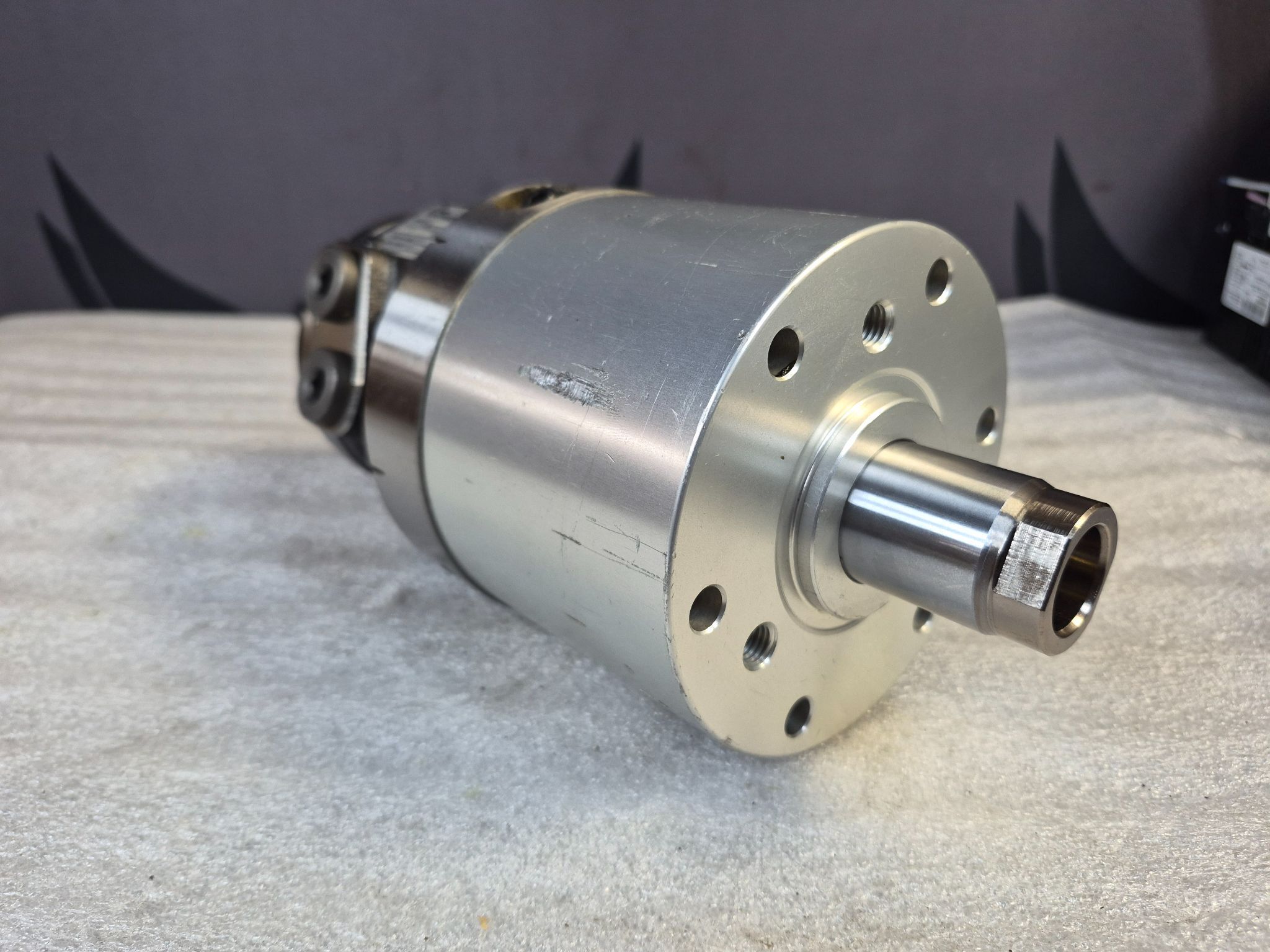 SMW AUTOBLOK SINS‑085HW Hydraulic Rotary Union / Spindle Unit USED 2
