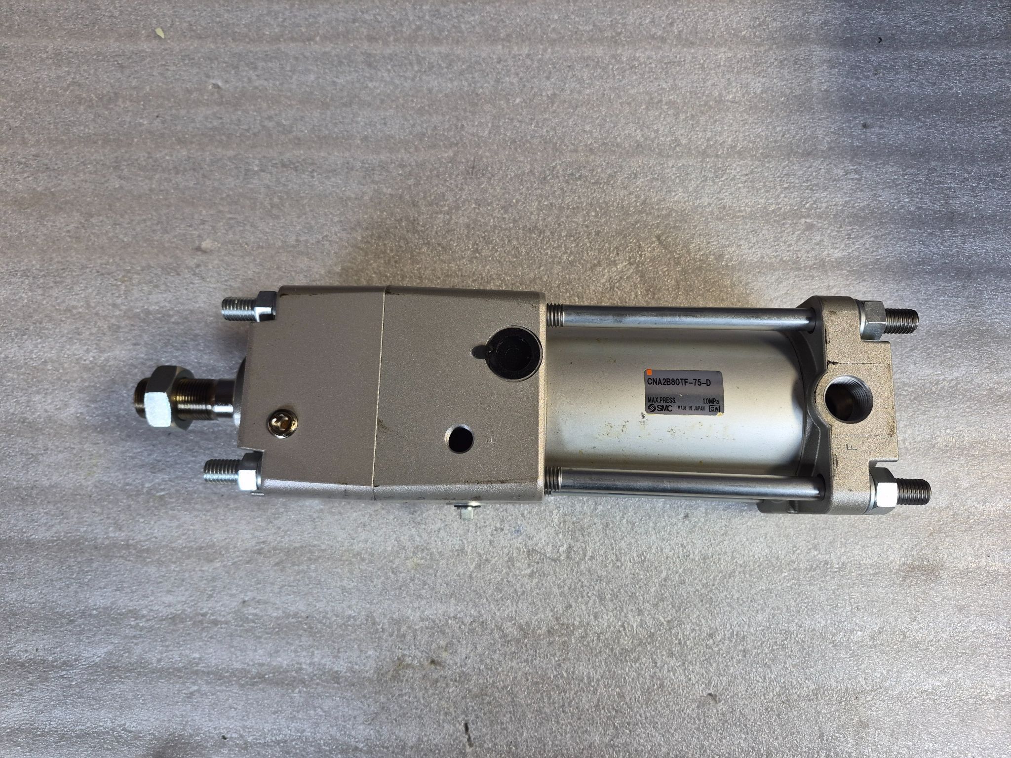 SMC CNA2B80TF-75-D Pneumatic Air Cylinder USED 2