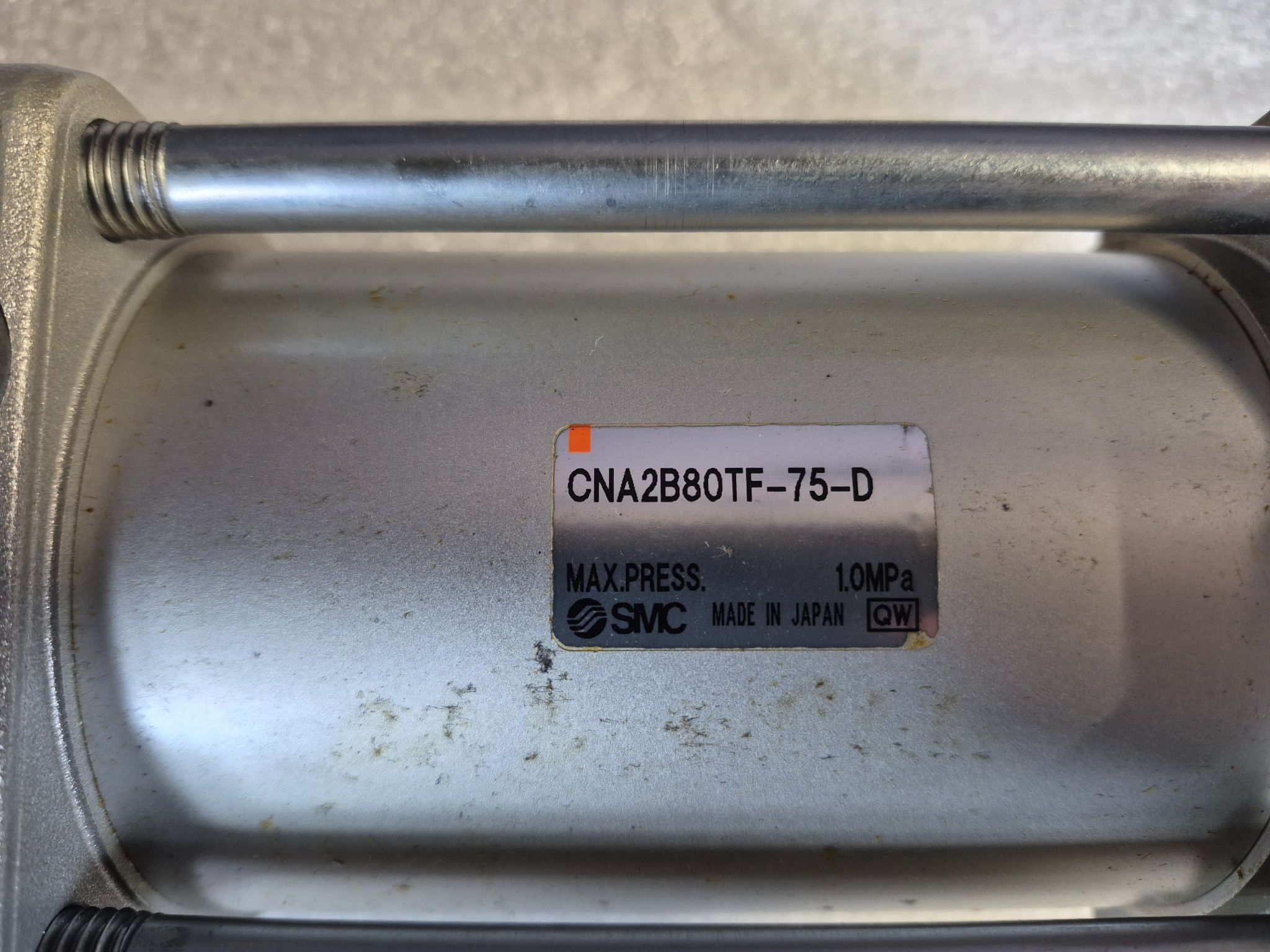 SMC CNA2B80TF-75-D Pneumatic Air Cylinder USED 3