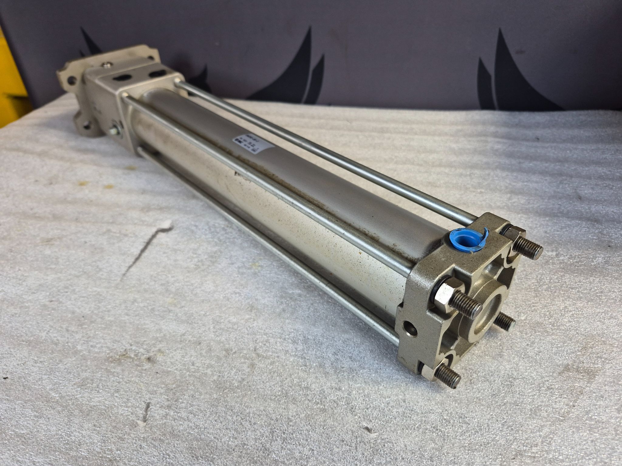 SMC CNA2F63‑350‑D Power Lock Cylinder 63mm Bore 350mm Stroke USED 1