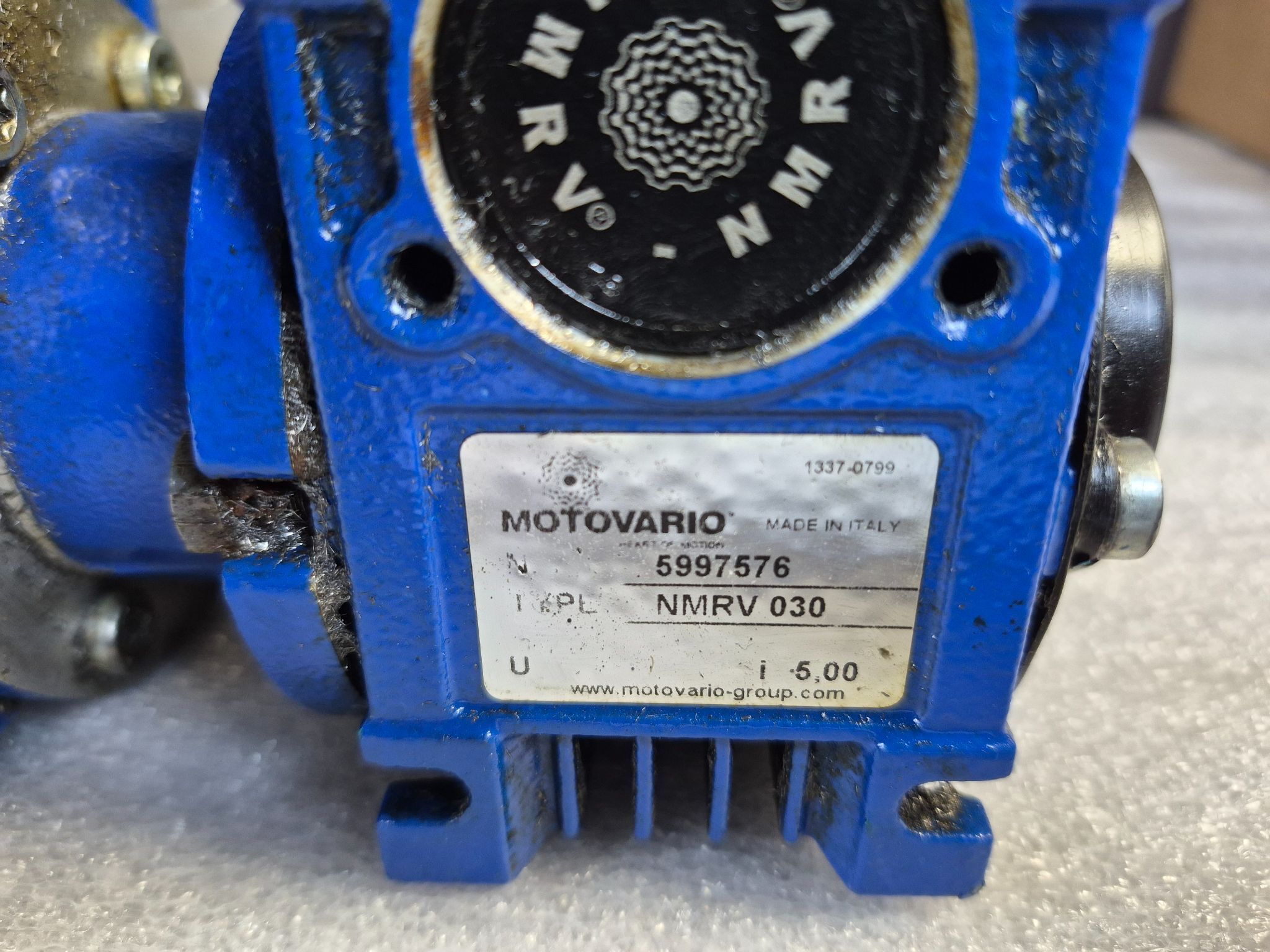 Motovario NMRV 050 + NMRV 030 Worm Gear Reducers USED 2