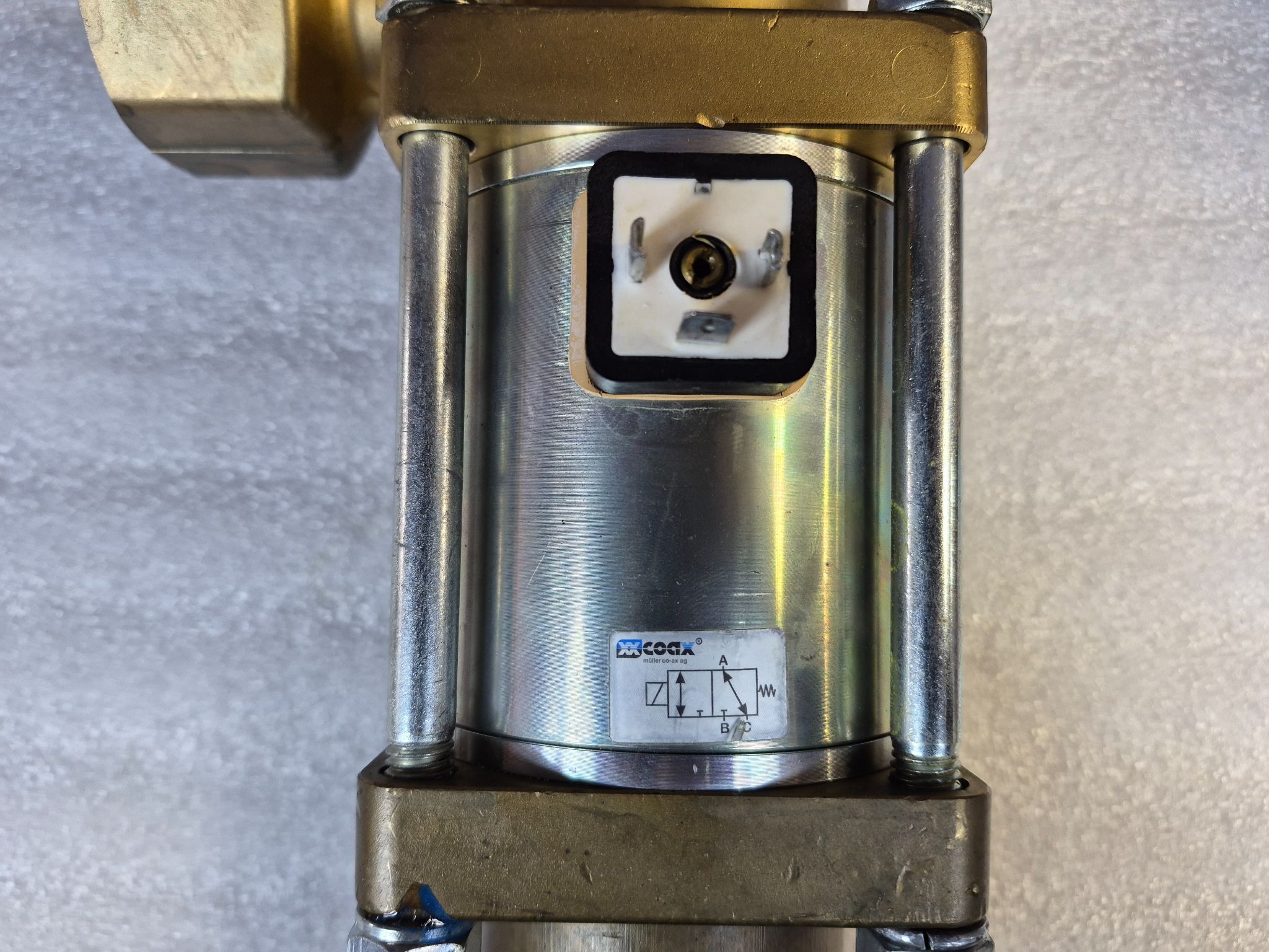 CO‑AX MK‑25‑DR‑NC Coaxial Solenoid Valve 24VDC USED 4