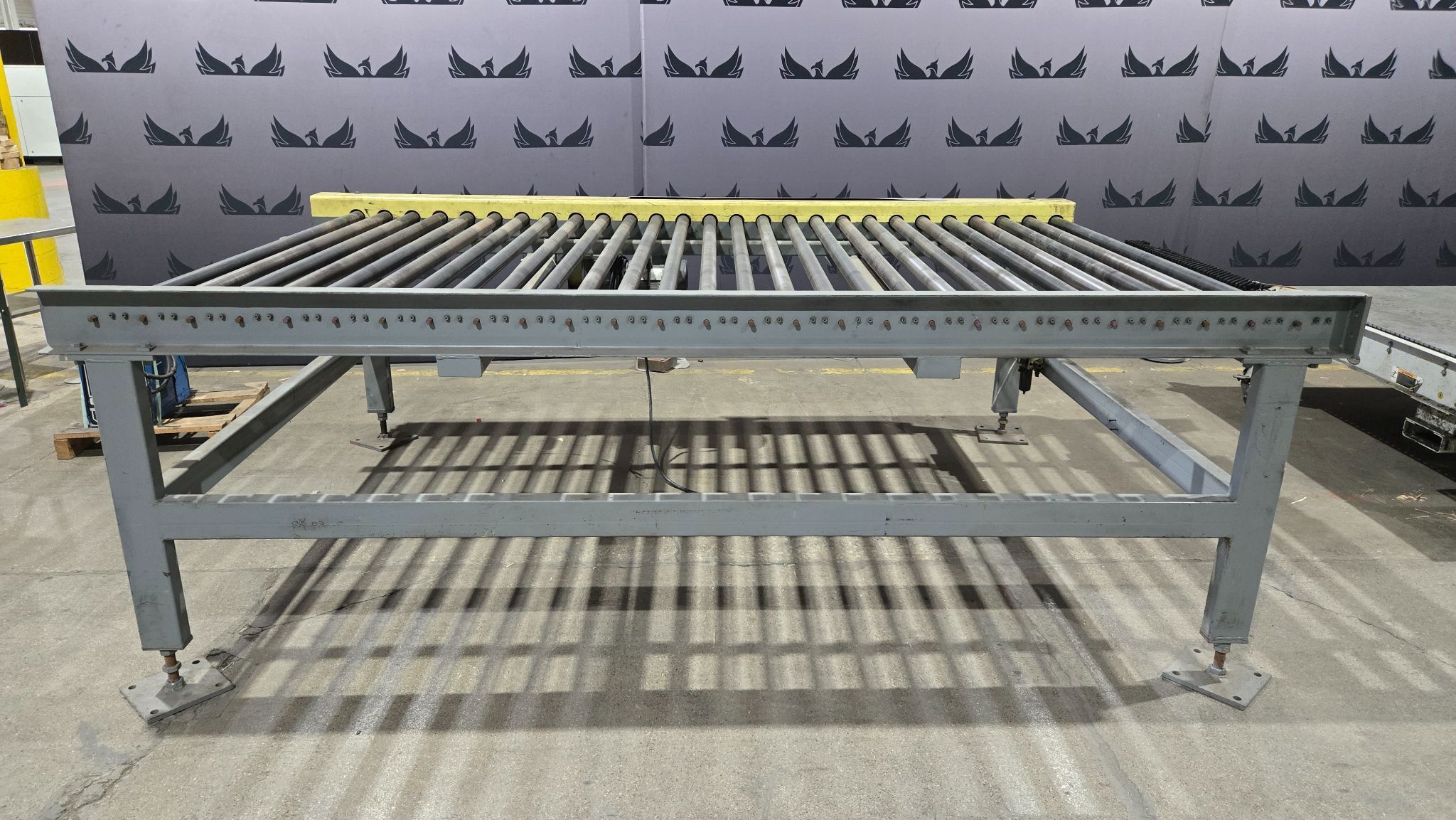 Powered Roller Conveyor 65" Wide x 112" Long with Dayton Motor USED 0