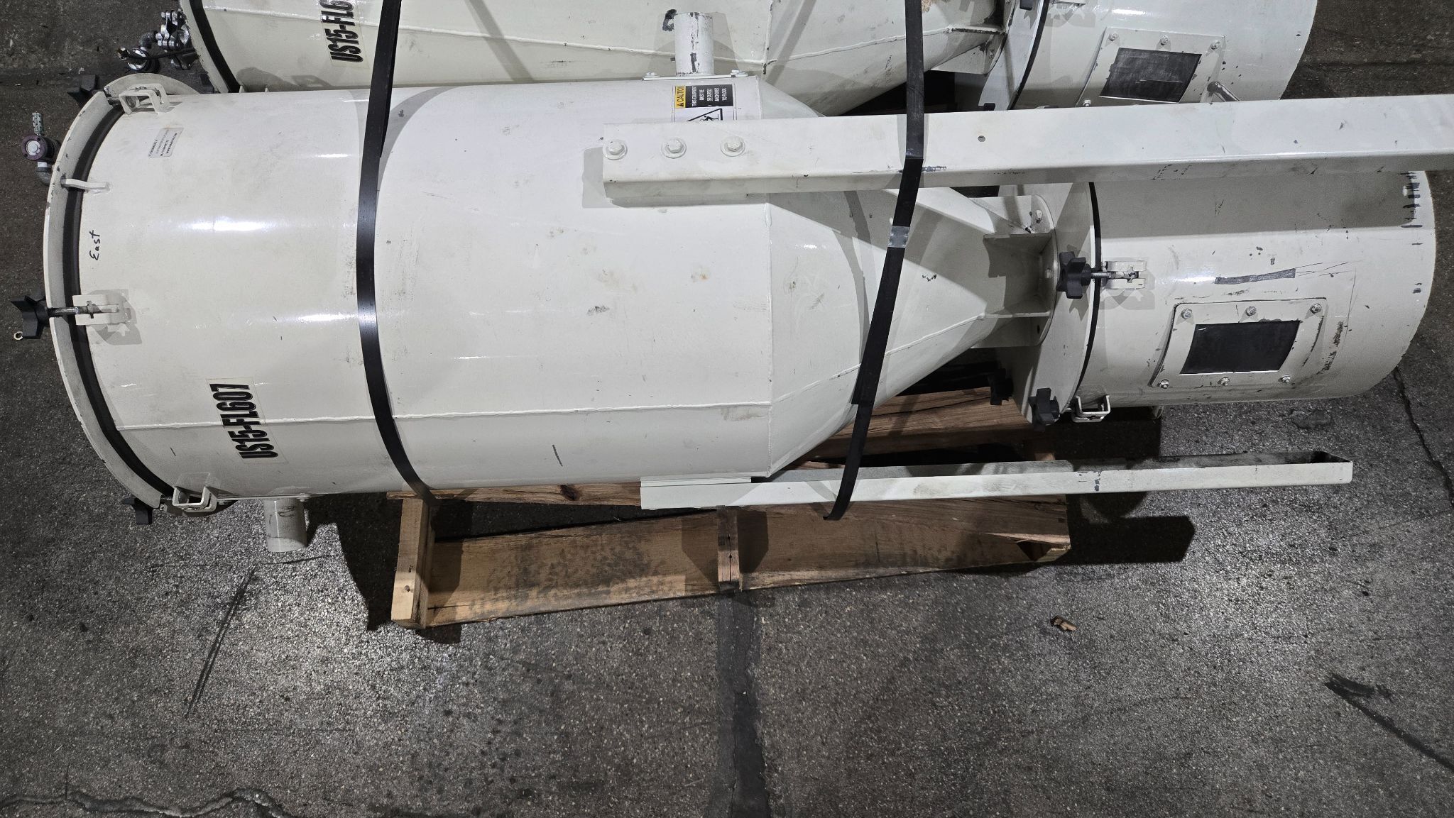 Una-Dyn US15-15504 5HP Vacuum Pump System 460V 3PH with Hopper USED 8