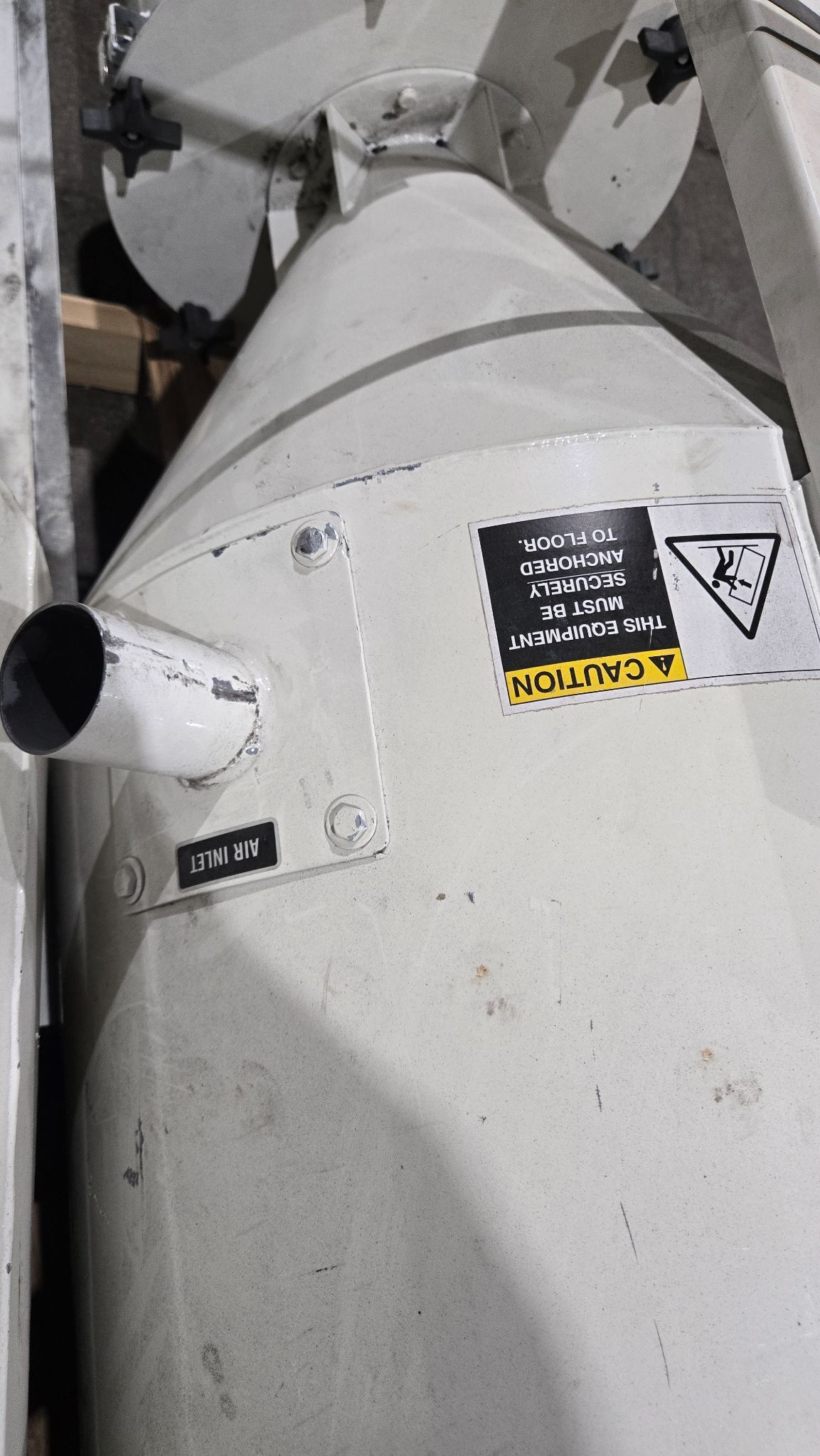 Una-Dyn US15-15504 5HP Vacuum Pump System 460V 3PH with Hopper USED 11