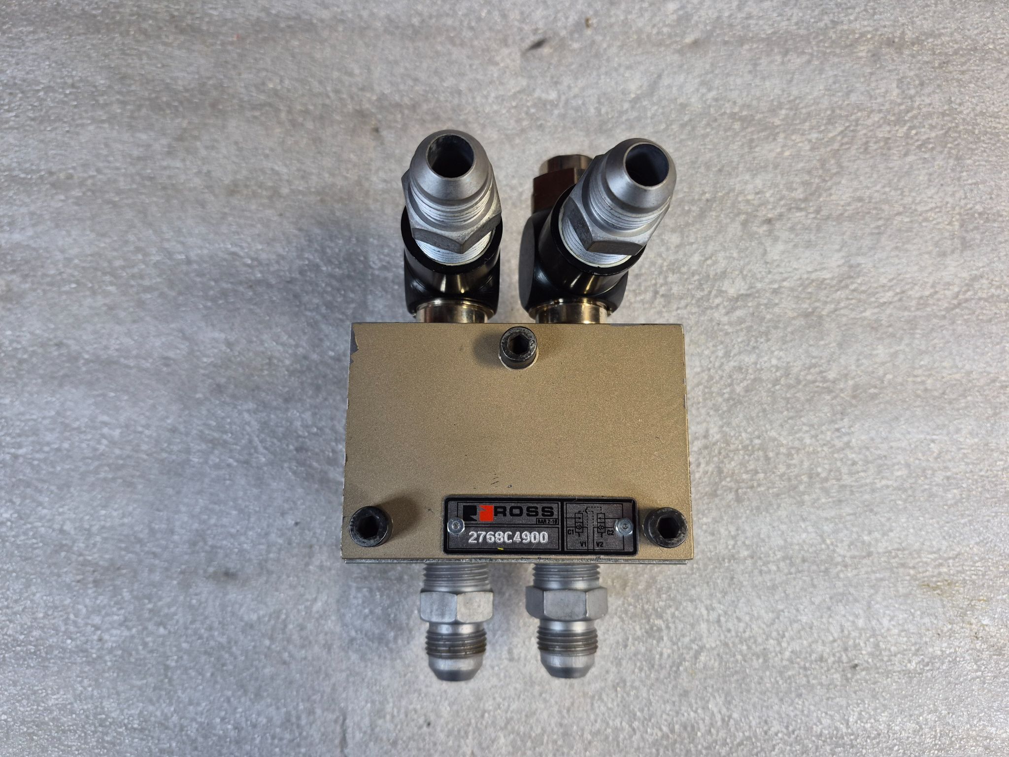 ROSS 2768C4900 1/2" Pilot Operated Check Valve USED 1