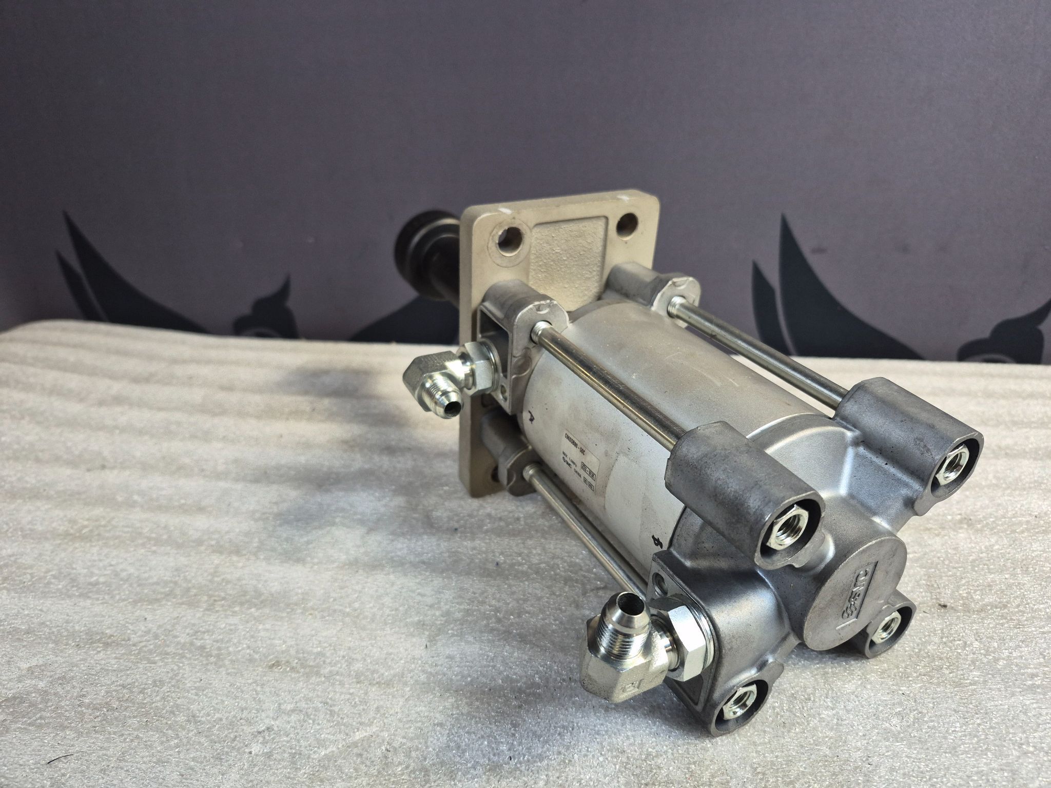 SMC C96SDB80‑50C ISO Pneumatic Cylinder USED 1