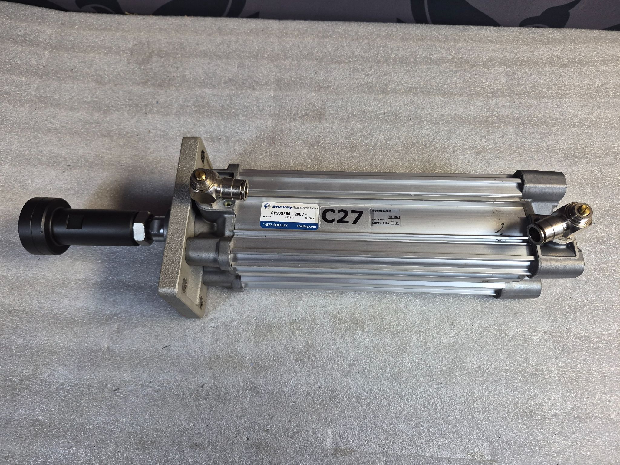 SMC CP96SDB80-200C Pneumatic Air Cylinder 80mm Bore 200mm Stroke USED 0