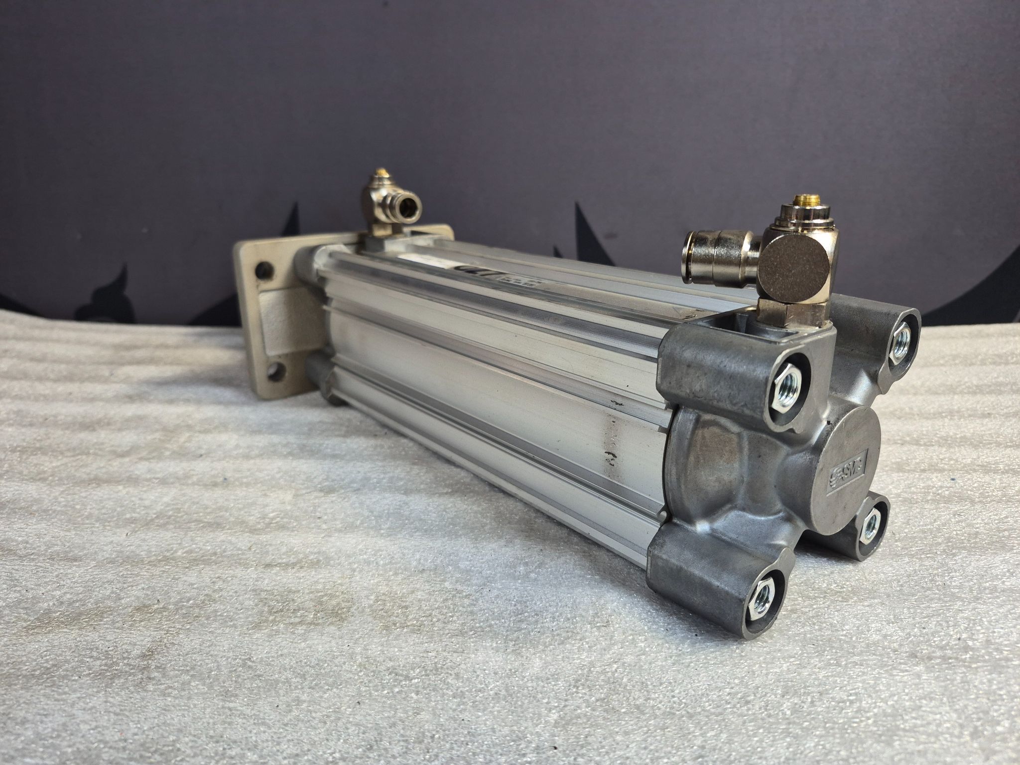 SMC CP96SDB80-200C Pneumatic Air Cylinder 80mm Bore 200mm Stroke USED 1