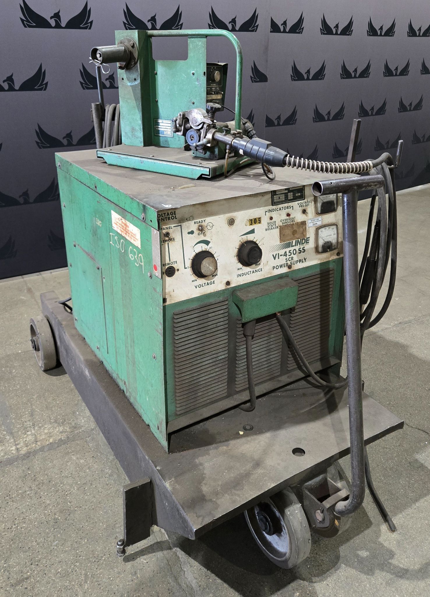 Union Carbide VI-450-SS MIG Welder With MIG-35 Wire Feeder 450A 3PH USED 2